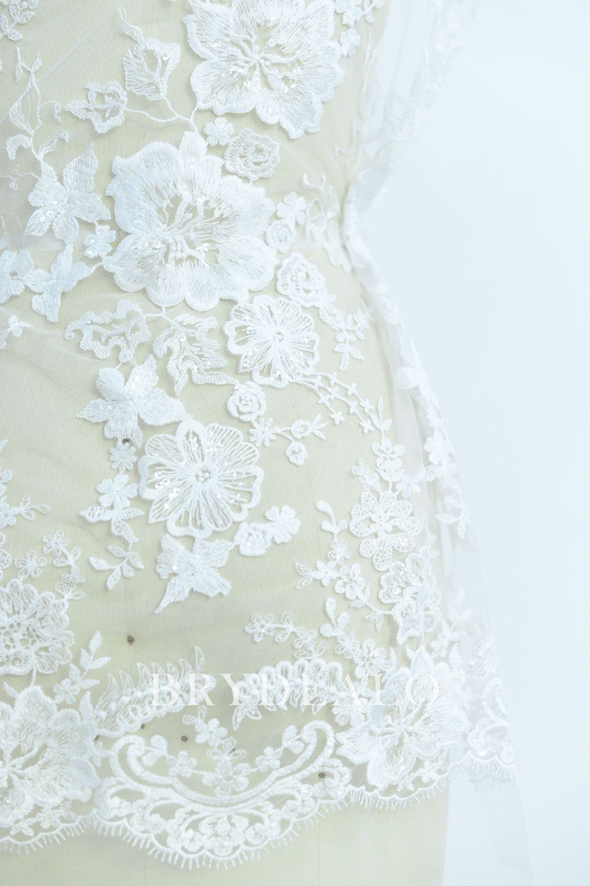 lace material for dresses 12 Types of Wedding Dress Lace Fabric