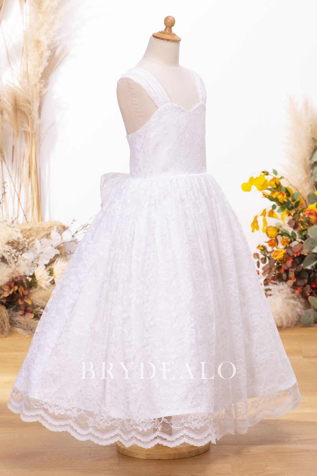 Sleeveless Ankle Length Flower Girl Dress online