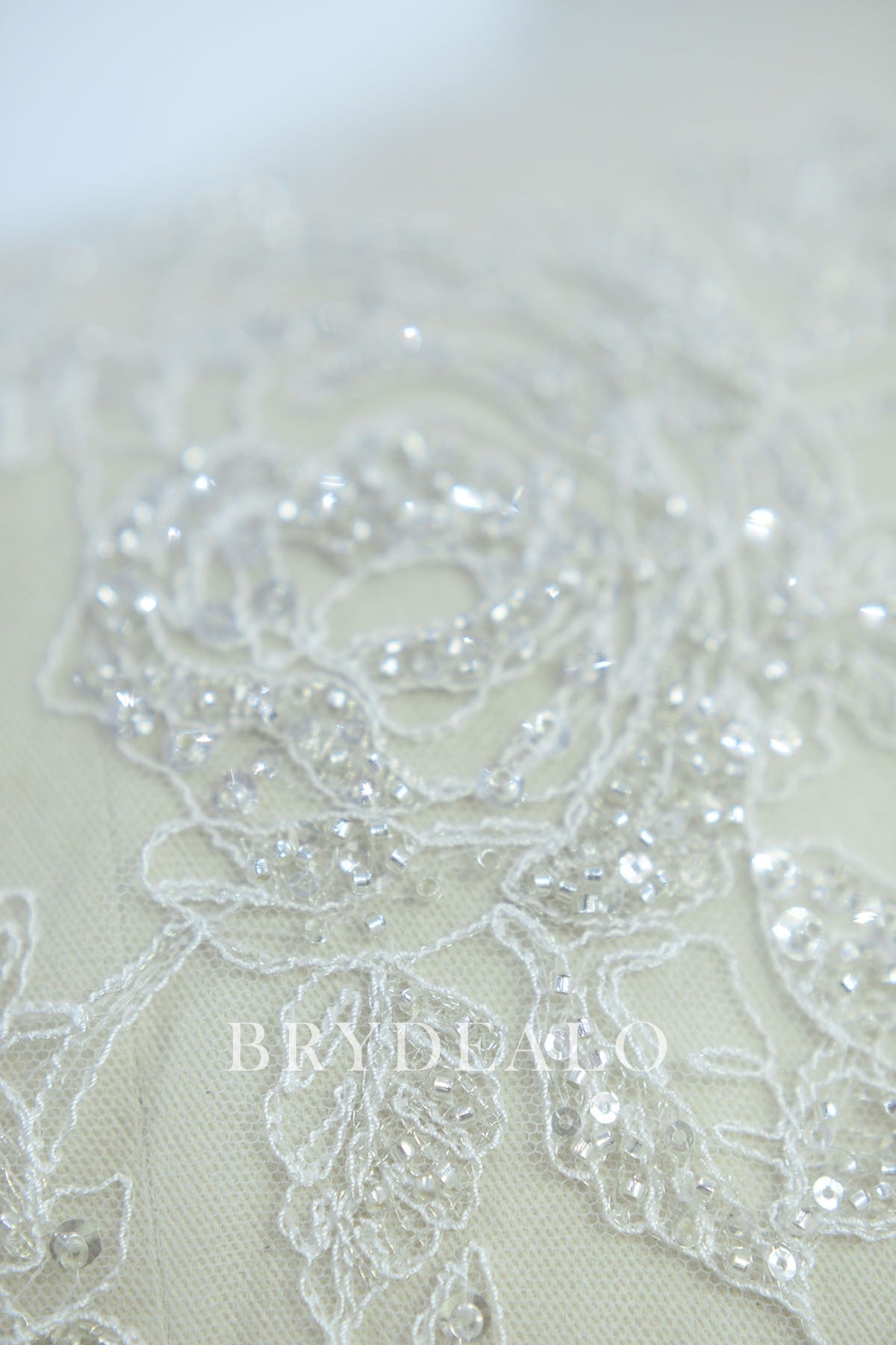 Best Sparkling Sequined Leaf Designer Lace