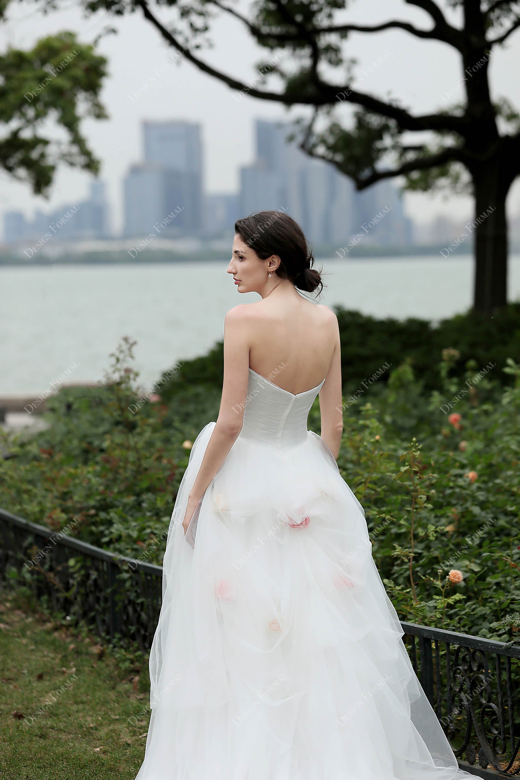 Strapless Tulle A-line Dress