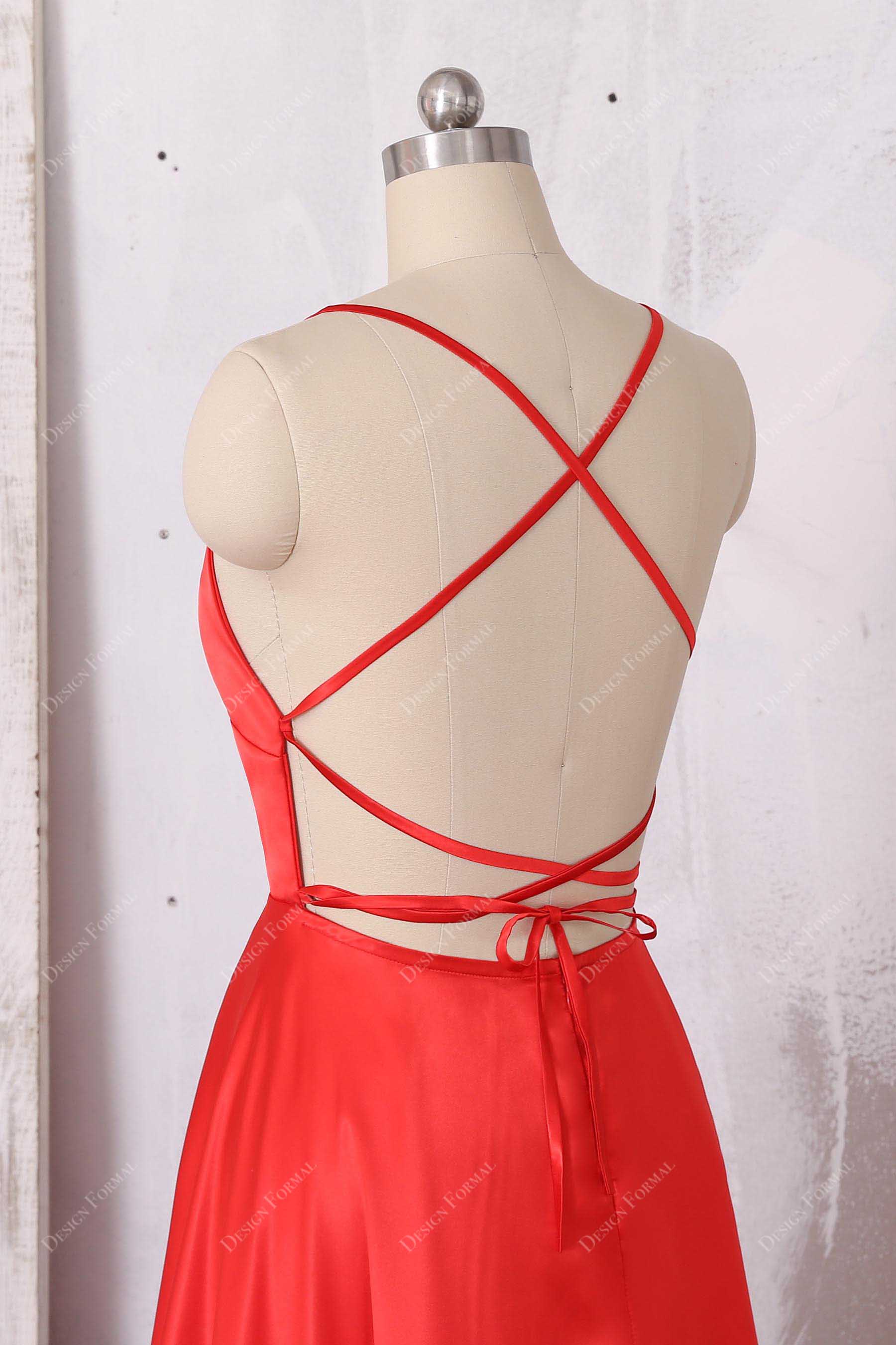strappy back dress