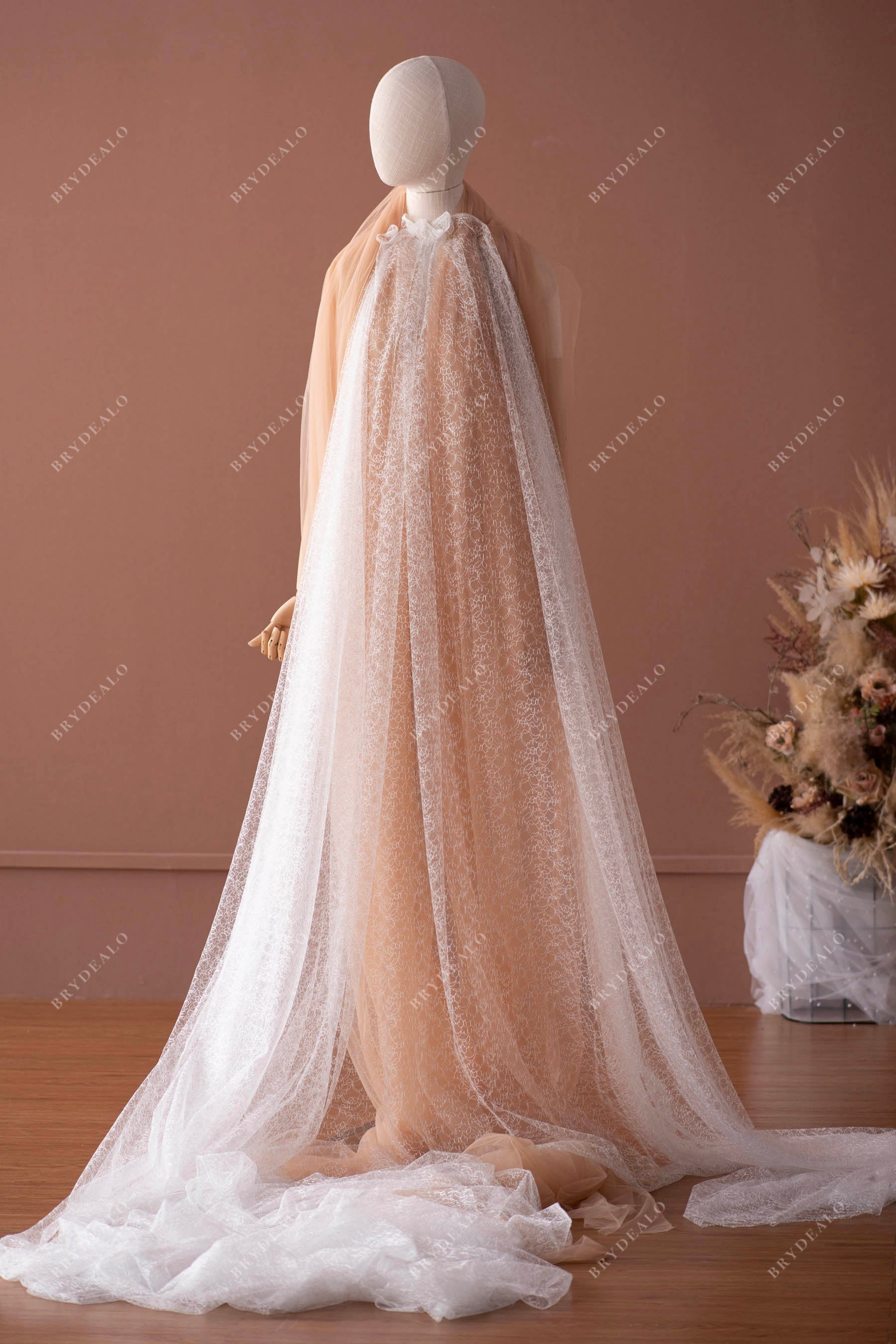 tiny cording base lace fabric