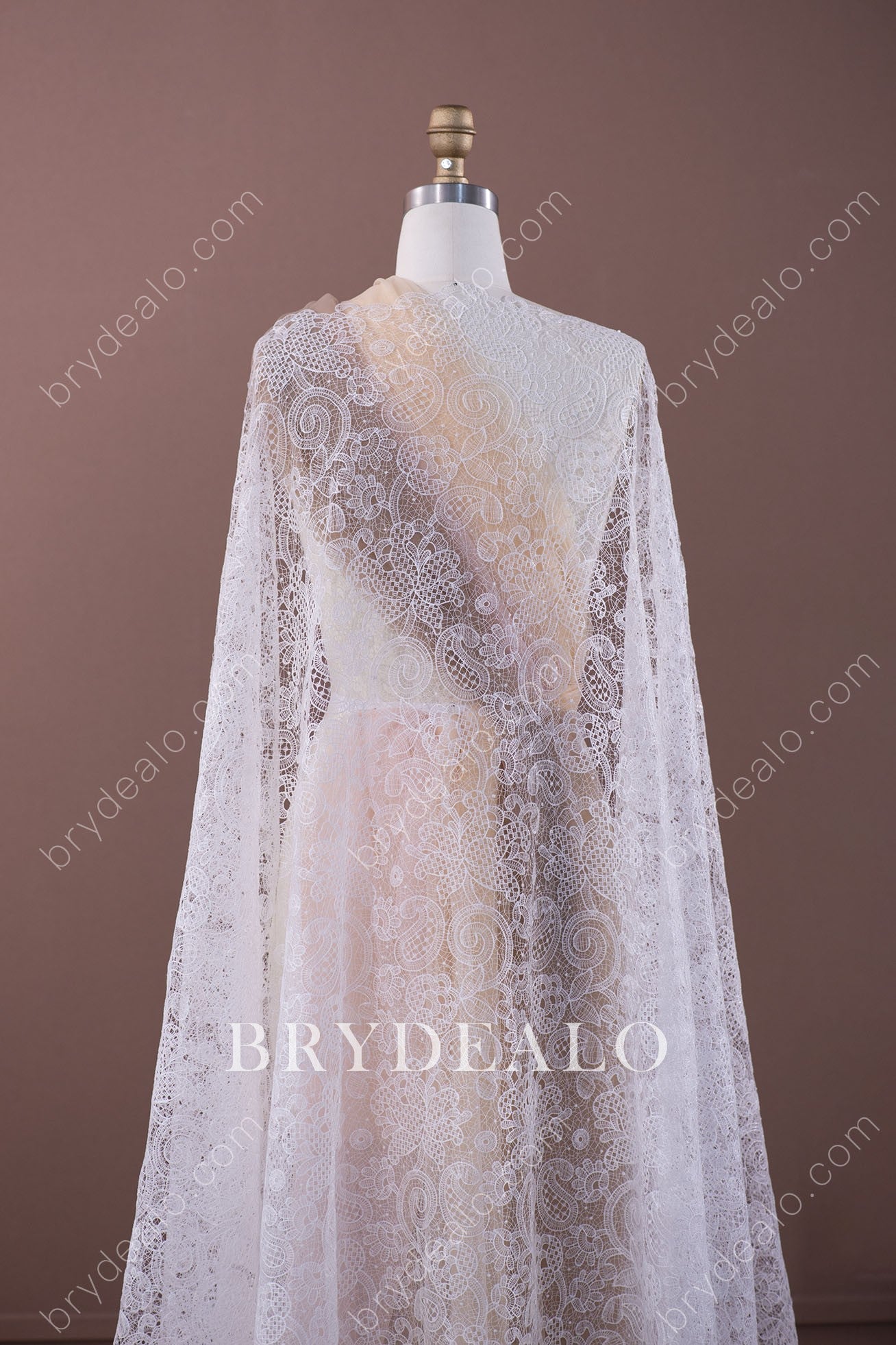 Abstract Pattern Crochet Lace Fabric Online