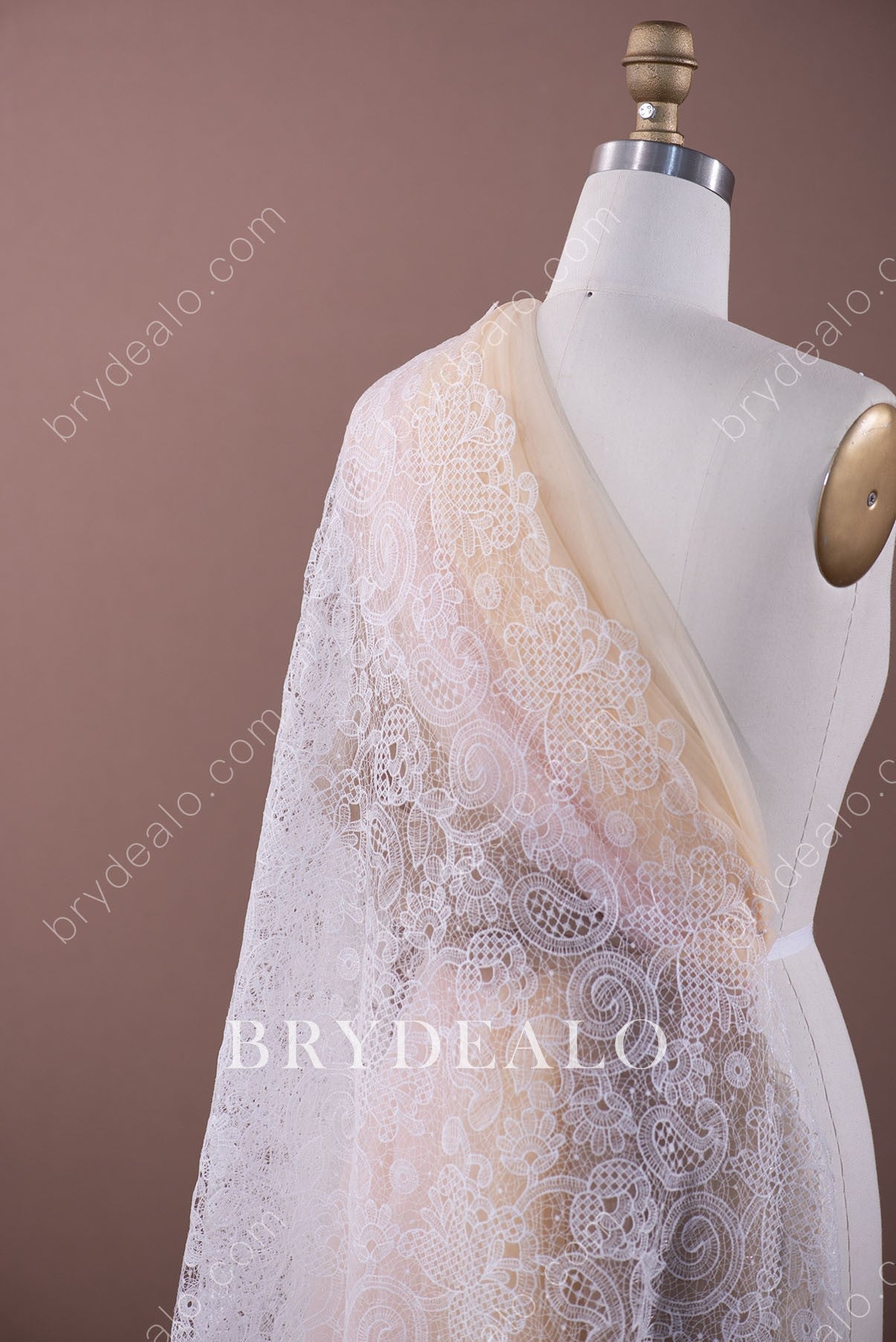 Best Abstract Pattern Crochet High Quality Lace Fabric