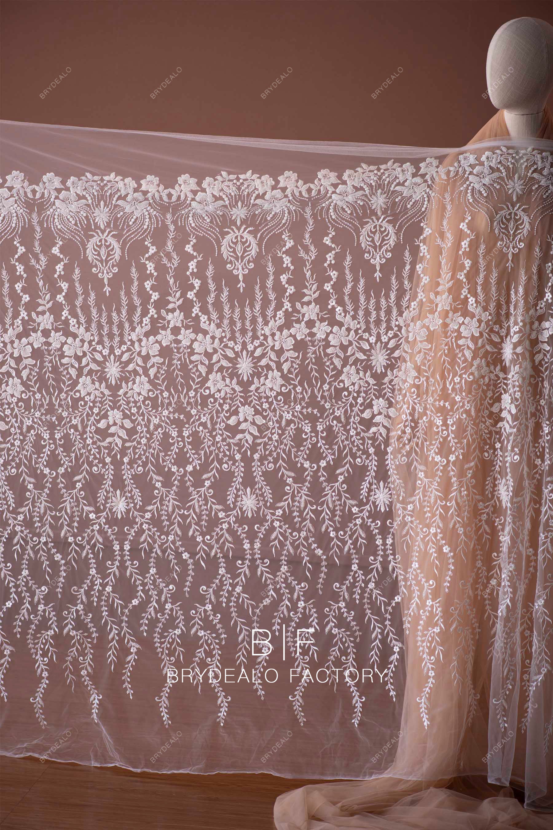 best wedding dress lace fabric