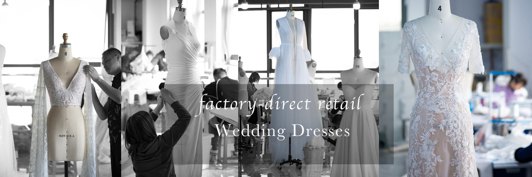 factory-direct retail wedding dresses