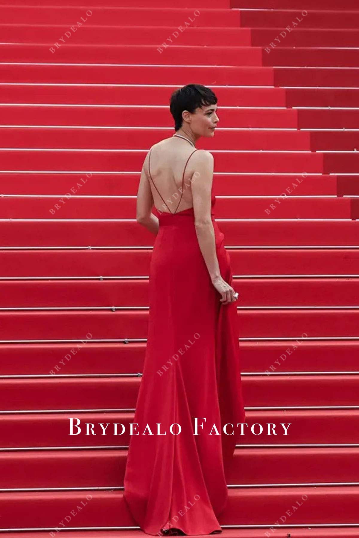 Berenice Bejo open back 2024 Cannes Film Festival dress