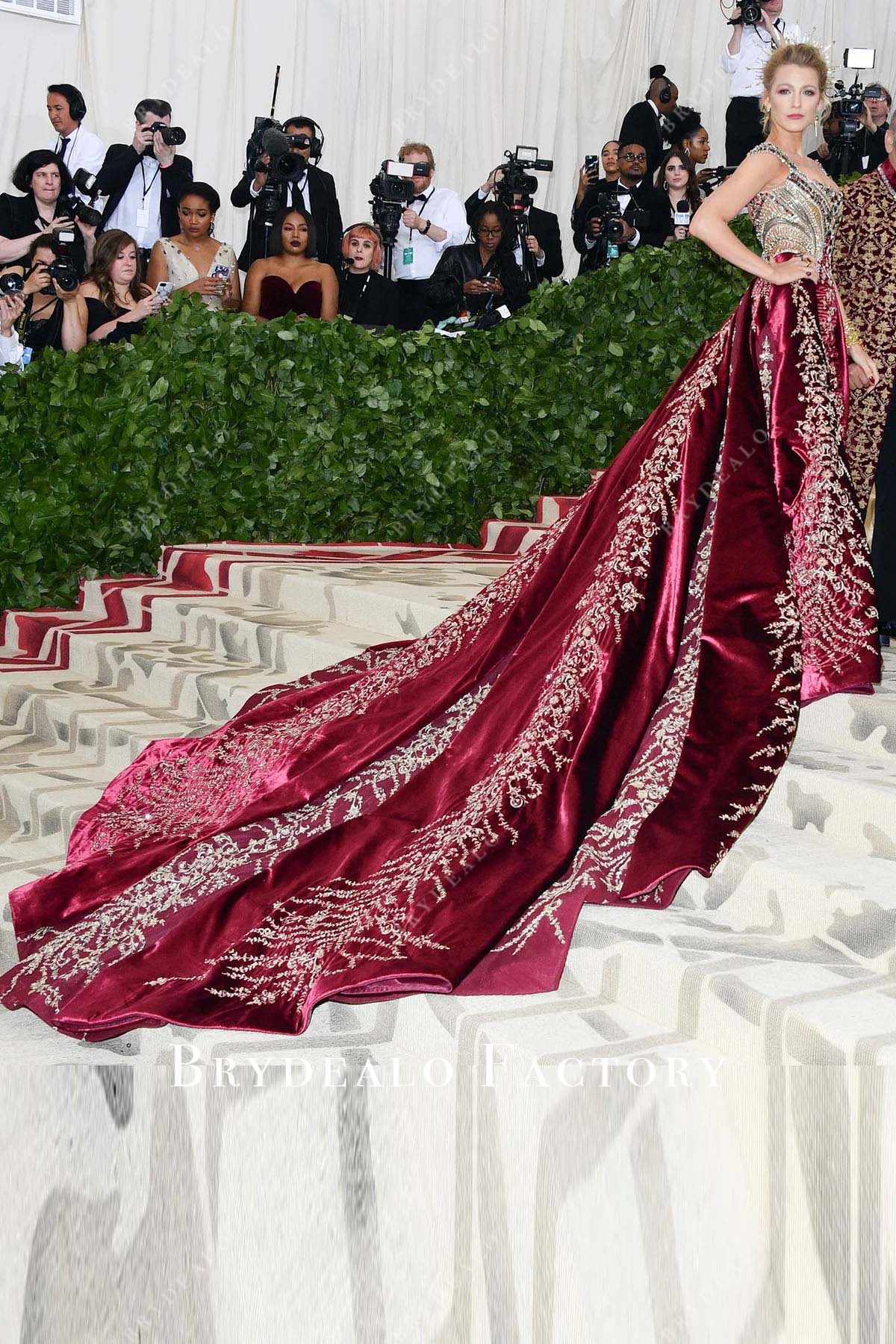 Blake Lively a-line dress Met Gala 2018