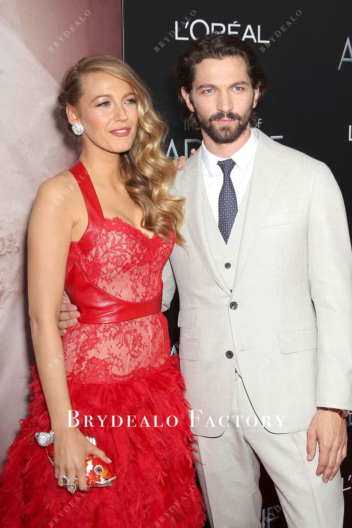 Blake Lively v-neck dress 2015 Age of Adaline Premiere 