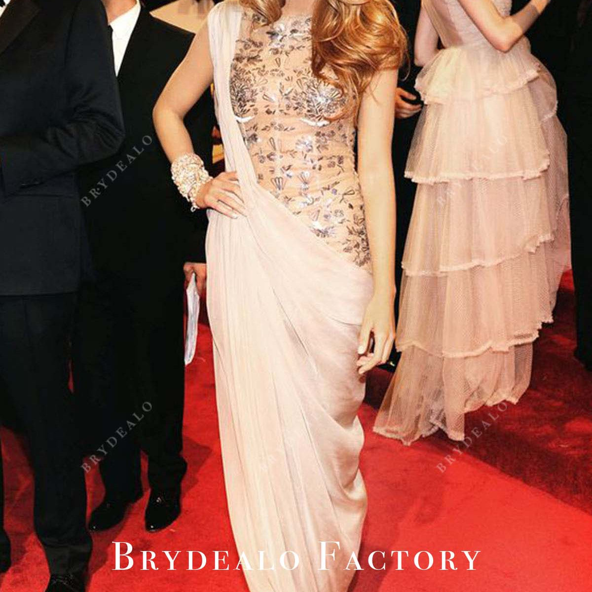 blue dress for baby girl Blake Lively Sequined Column 2011 Met Gala Dress