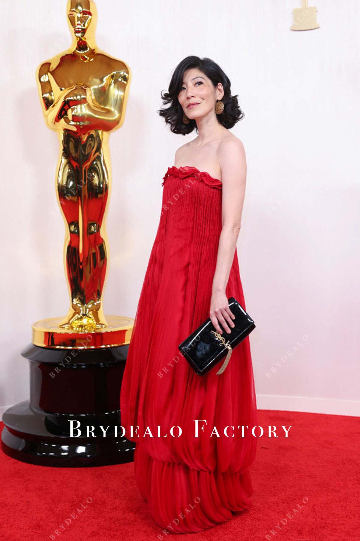 Brenda Hsueh floor length dress 2024 Oscars Red Carpet