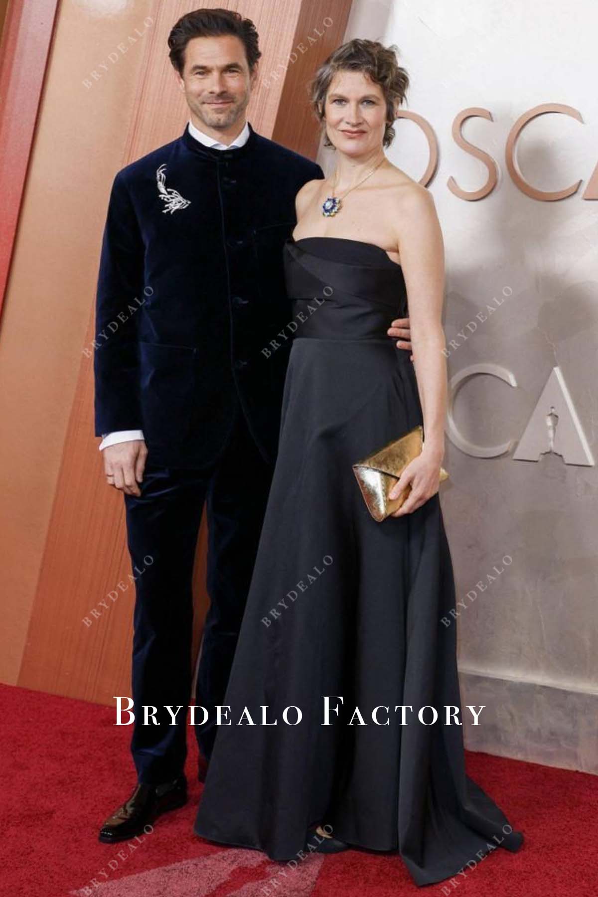 Camille Dalmais a line 2025 Oscars red carpet prom dress