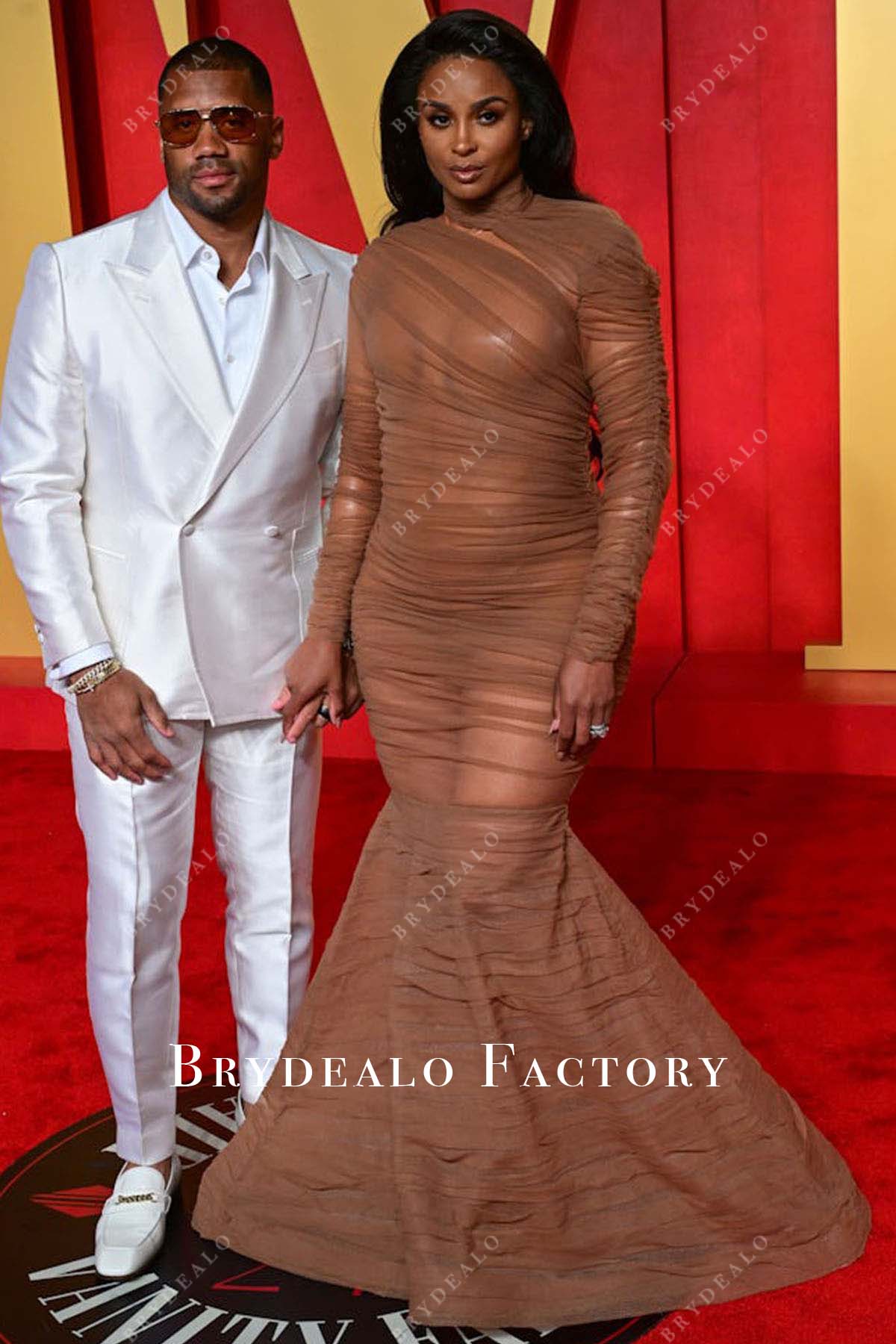 Ciara trumpet dress 2024 Oscars After Party