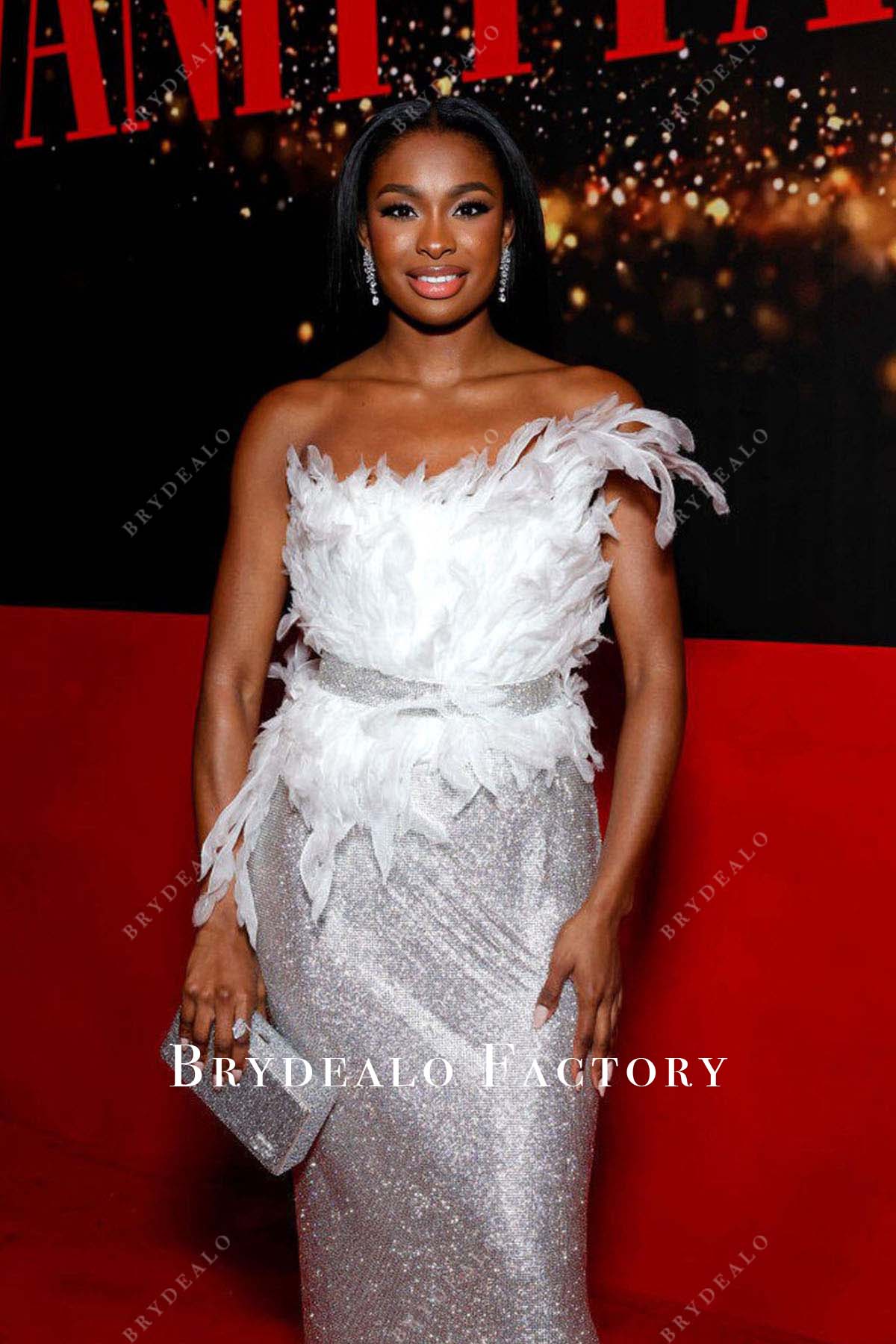 Coco Jones strapless dress 2024 Oscars After Party 