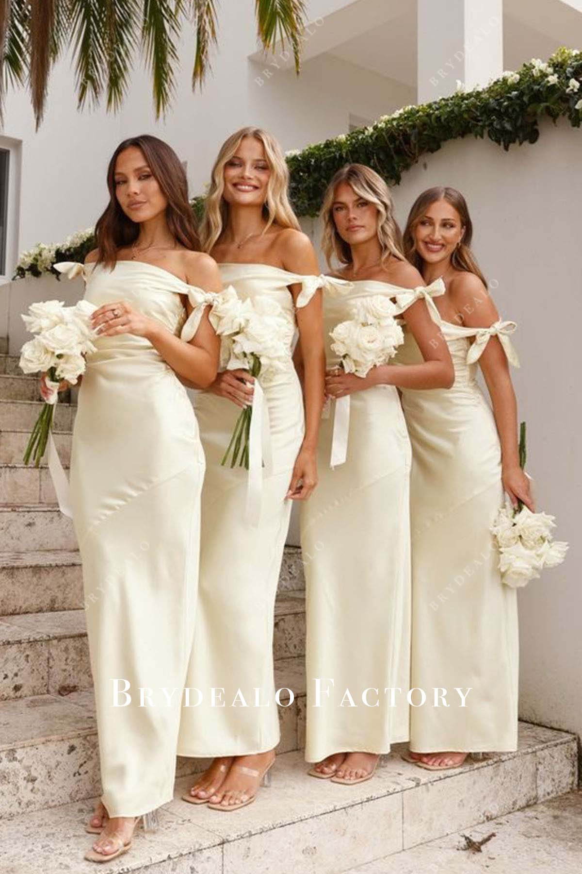 daffodil ankle length bridesmaid dress 