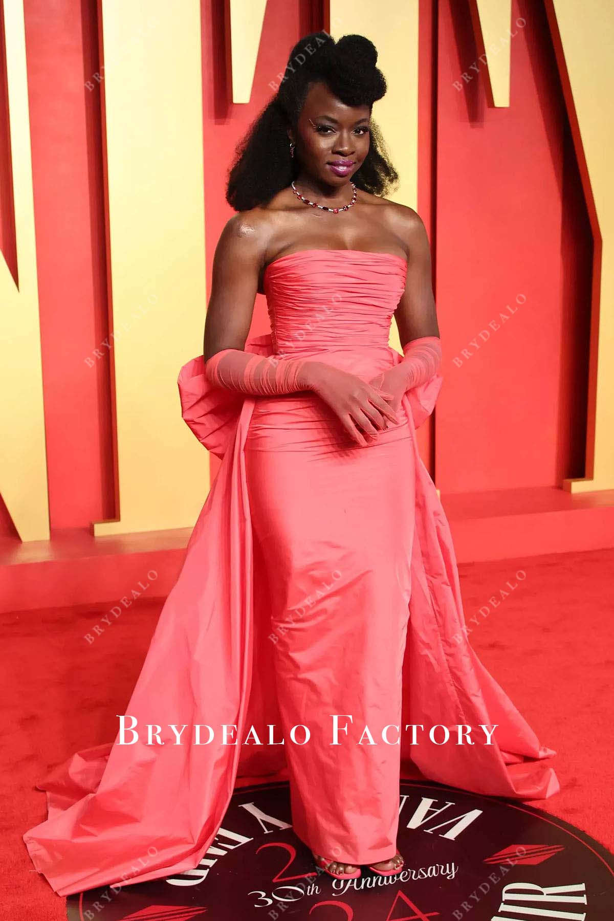 Danai Gurira floor length 2024 Oscars After Party dress