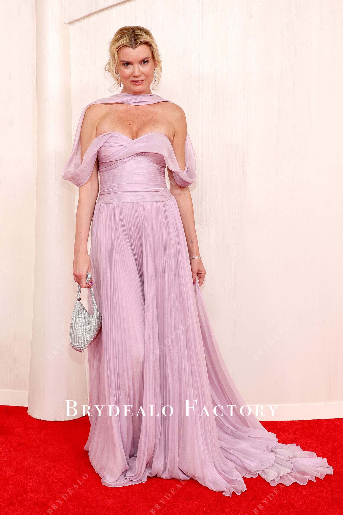 2024 Oscars Red Carpet Eugenia Kuzmina A-line dress