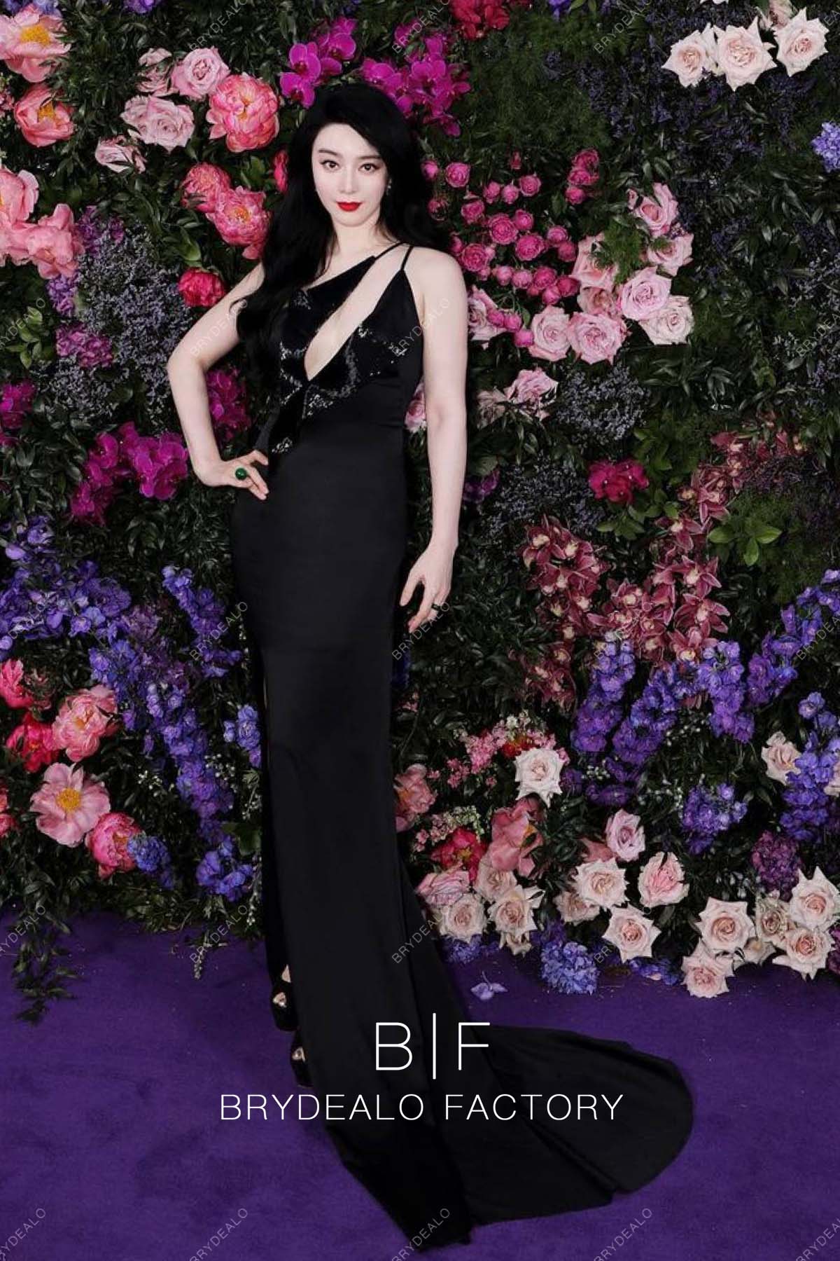 Fan Bing Bing 2023 Cannes Film Festival Red Carpet Black Long Dress