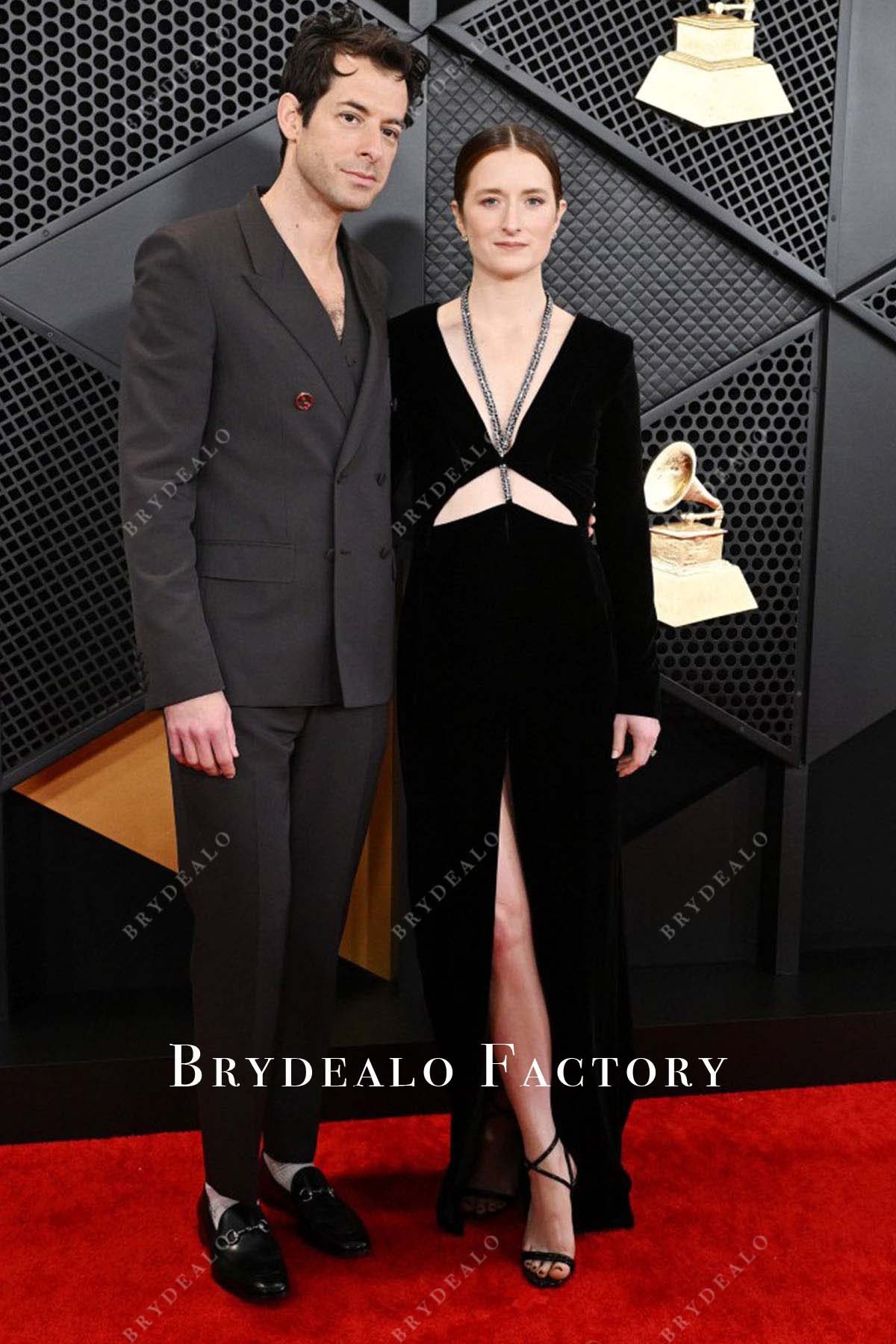 Grace Gummer long sleeves dress Grammys Red Carpet 2024