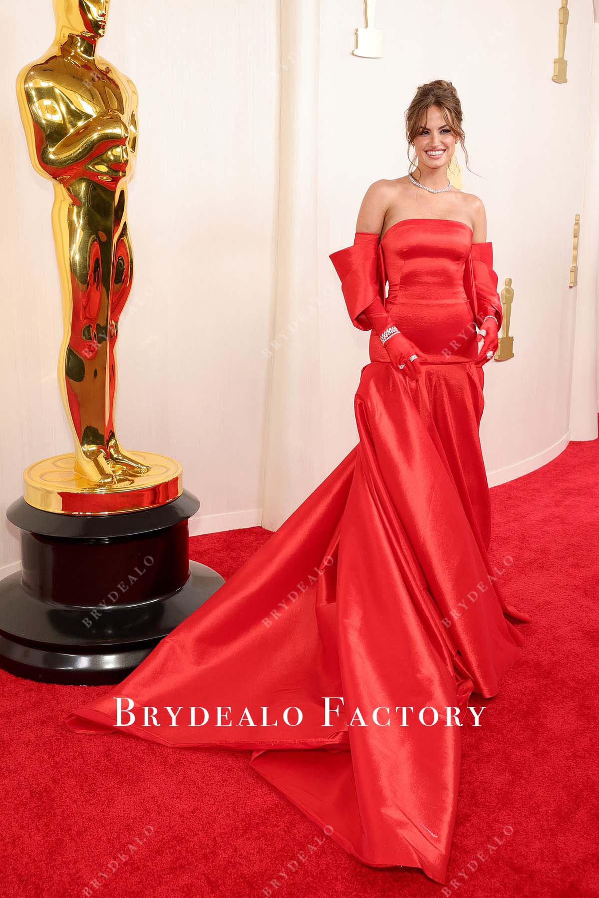 Haley Kalil mermaid dress 2024 Oscars Red Carpet