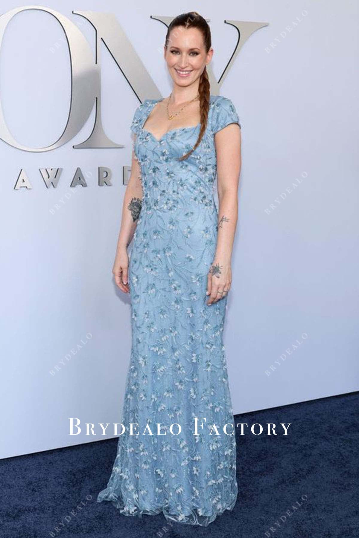 Ingrid Michaelson lace appliques dress 2024 Tony Awards