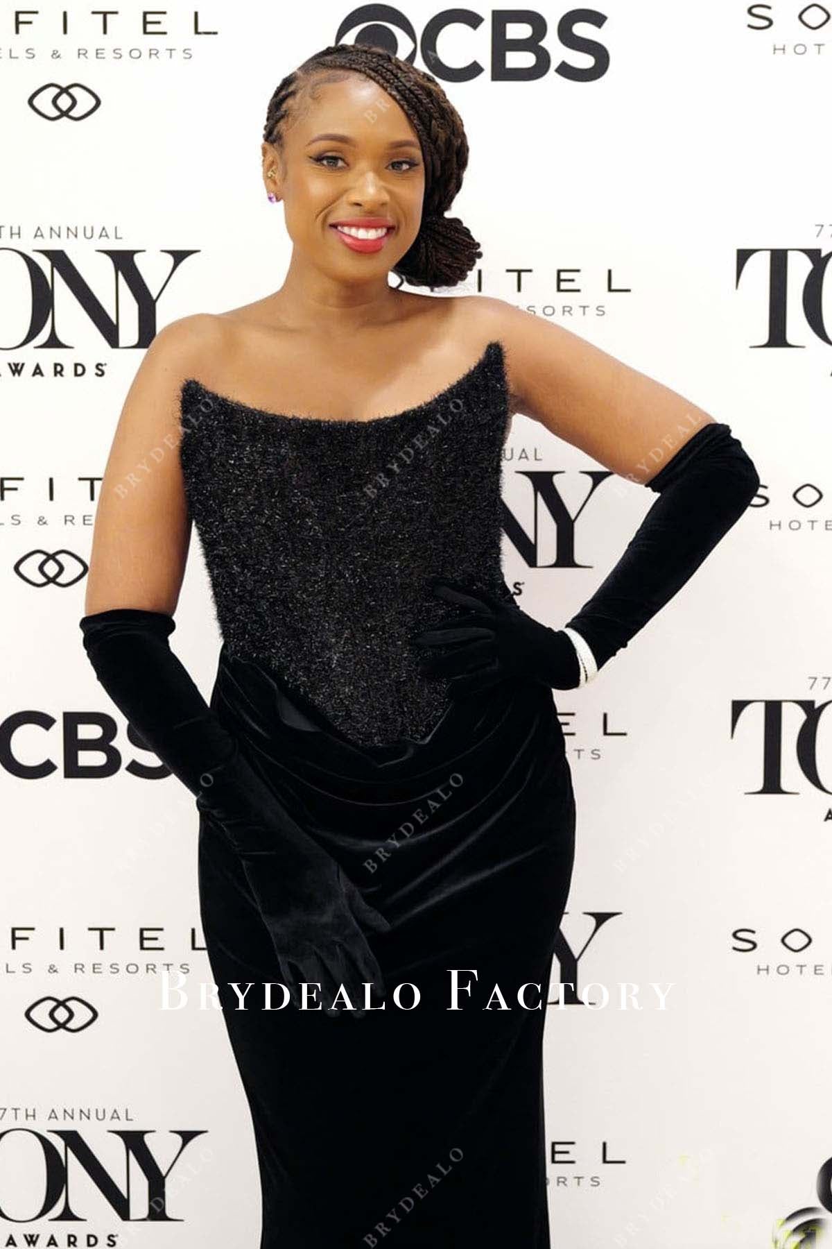 Jennifer Hudson strapless dress 2024 Tony Awards