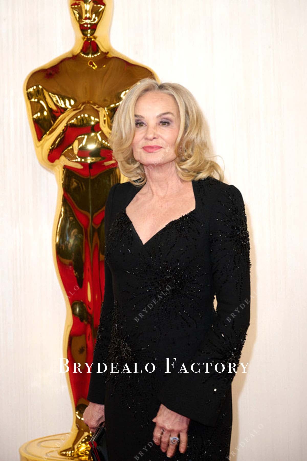 2024 Oscars Red Carpet Jessica Lange sparkly dress