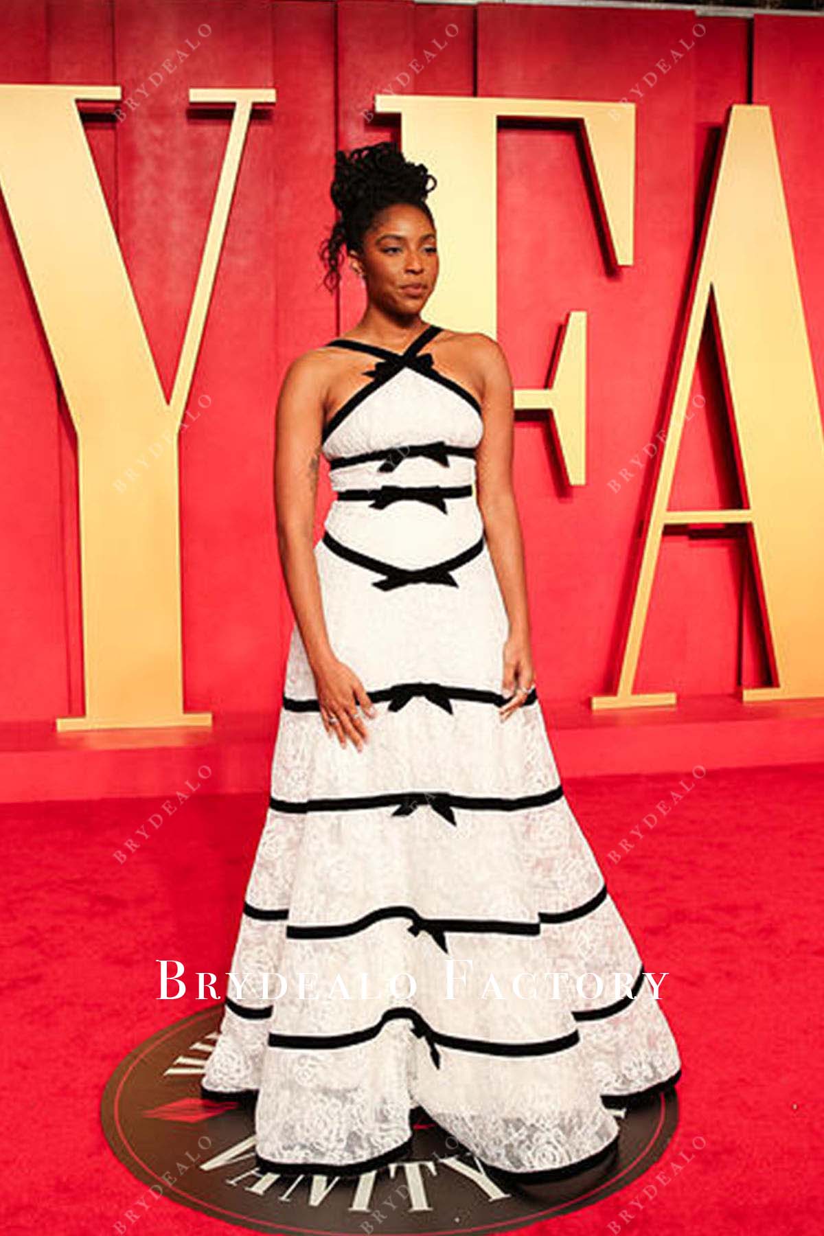 Jessica Williams lace 2024 Oscars After Party dress