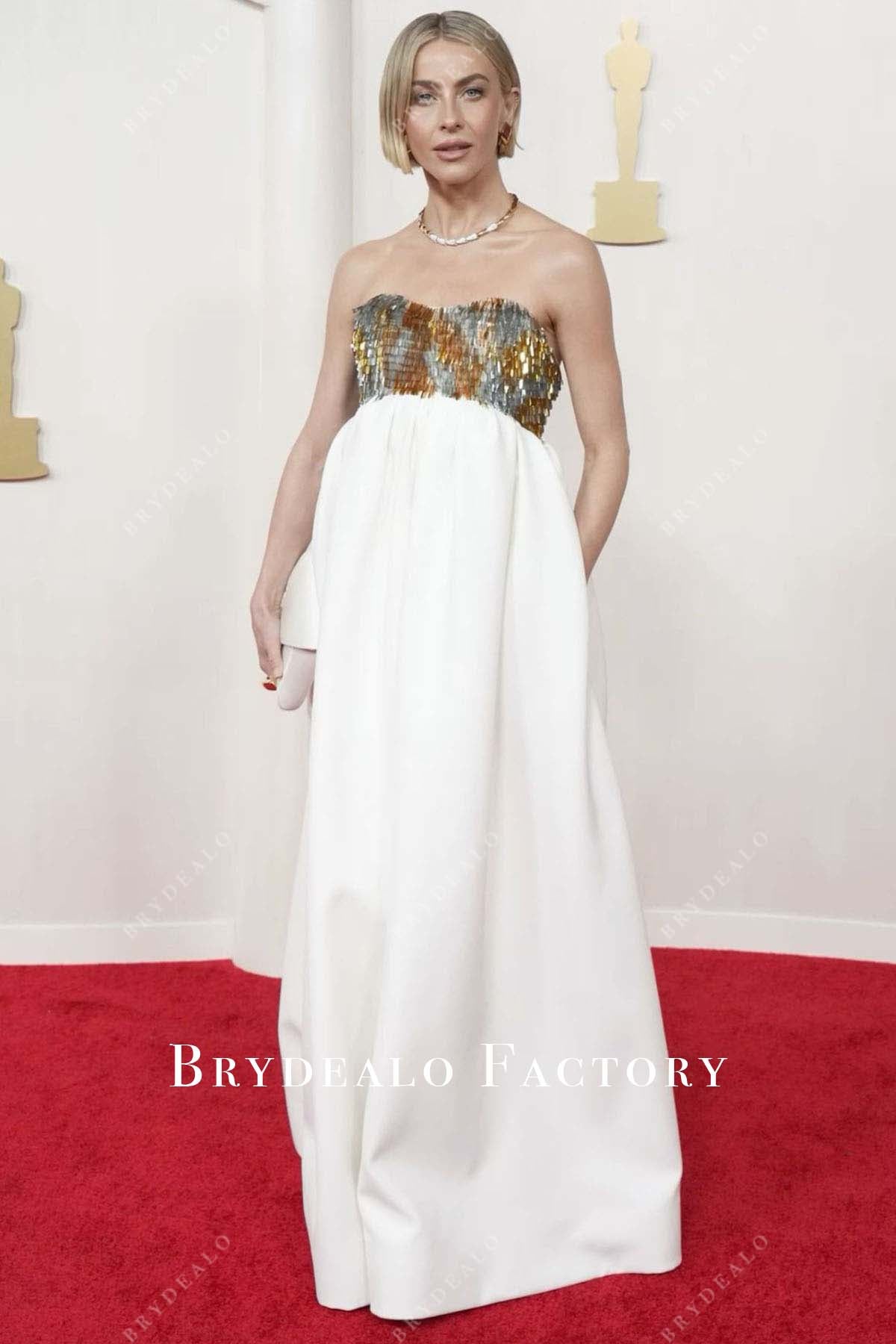 2024 Oscars Red Carpet Julianne Hough floor length dress