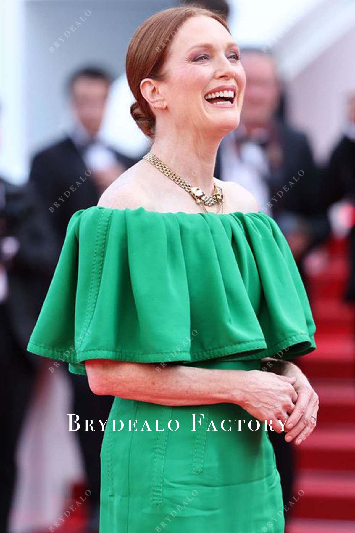 Julianne Moore straight across 2024 Cannes Film Festival dress