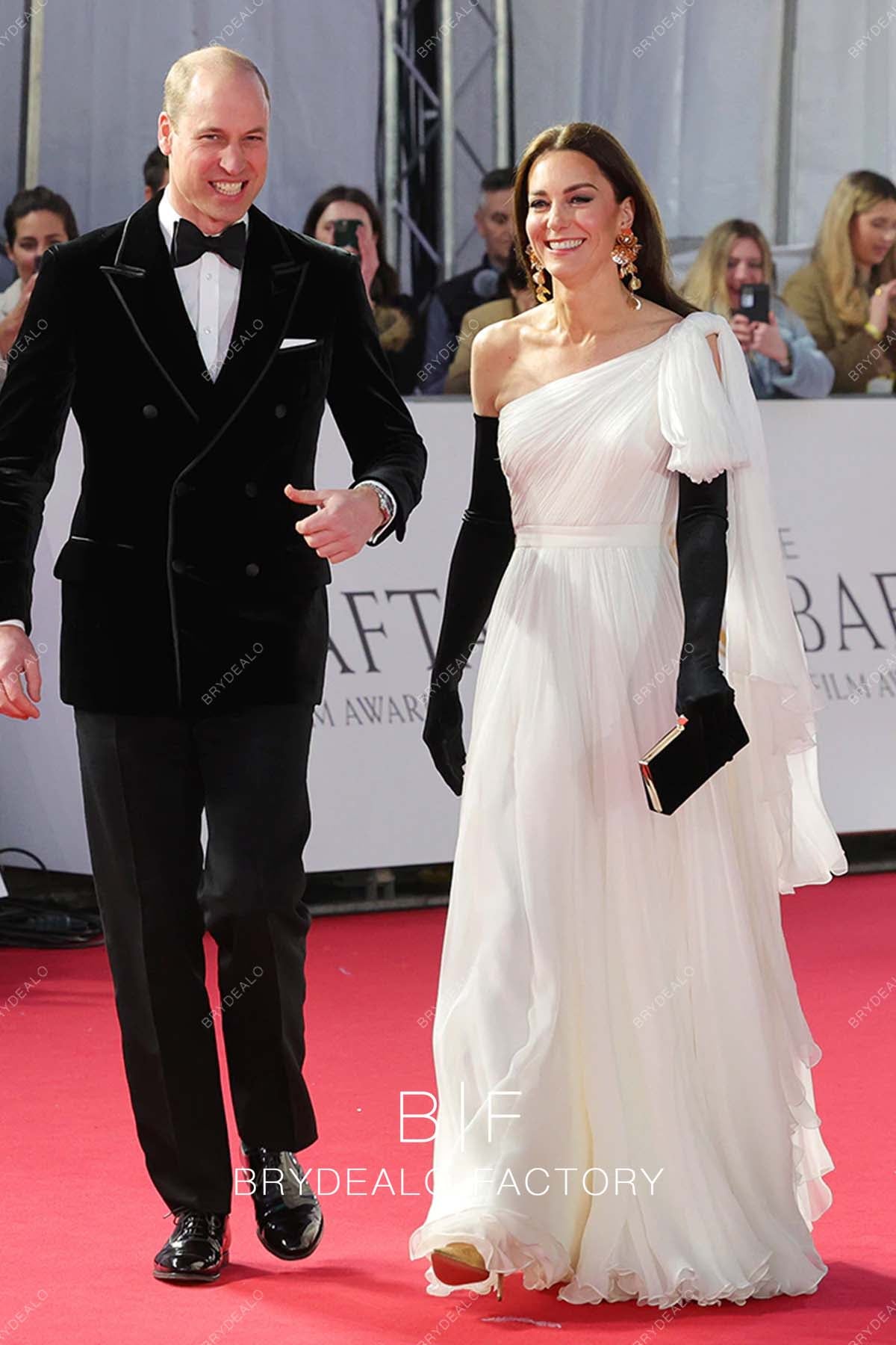 Kate Middleton One Shoulder Evening Prom Dress 2023 BAFTAS