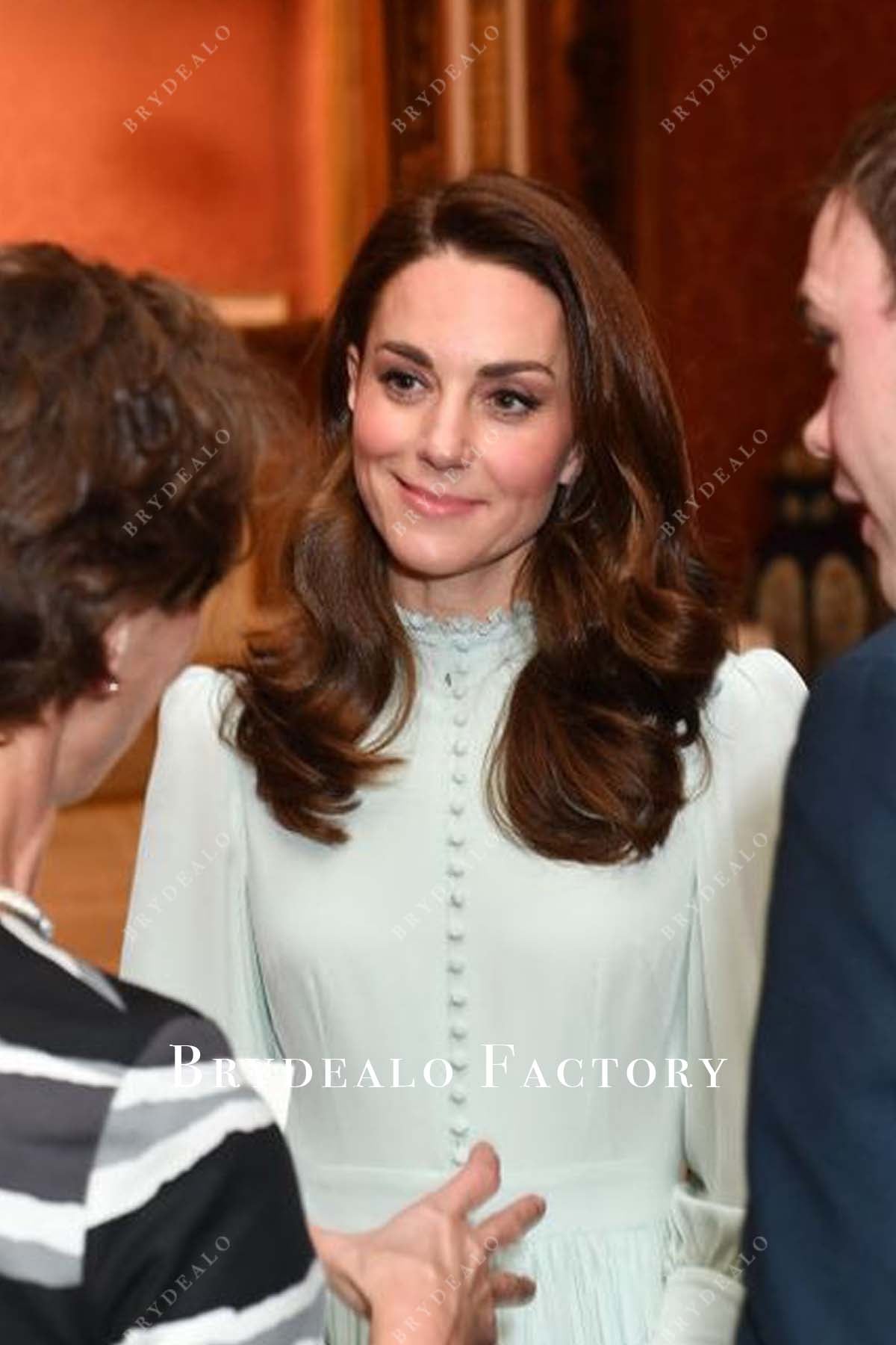 Kate Middleton Mint Bishop Sleeve 2019 Reception Dress