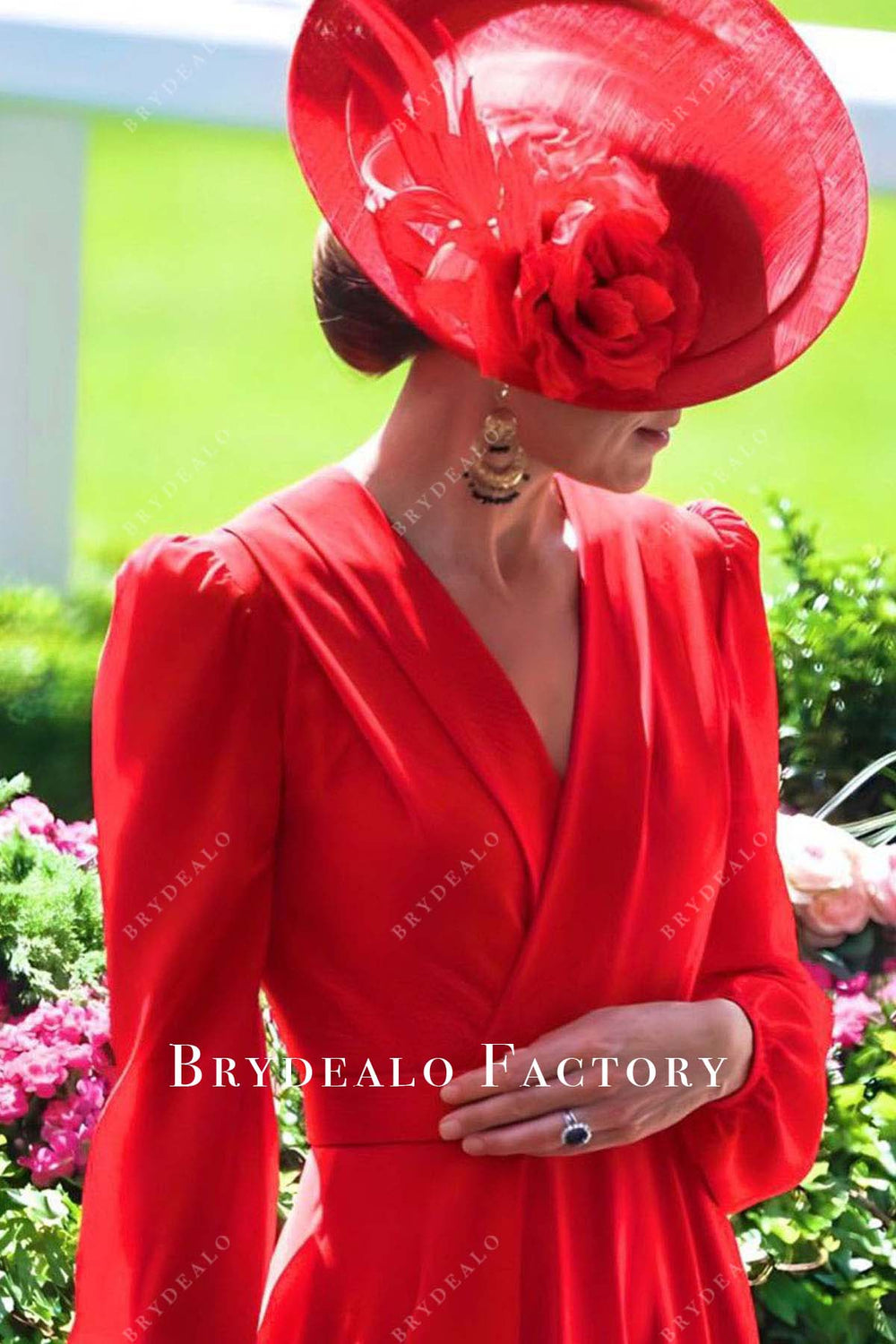 Kate Middleton 2023 Royal Ascot Red Maxi Dress