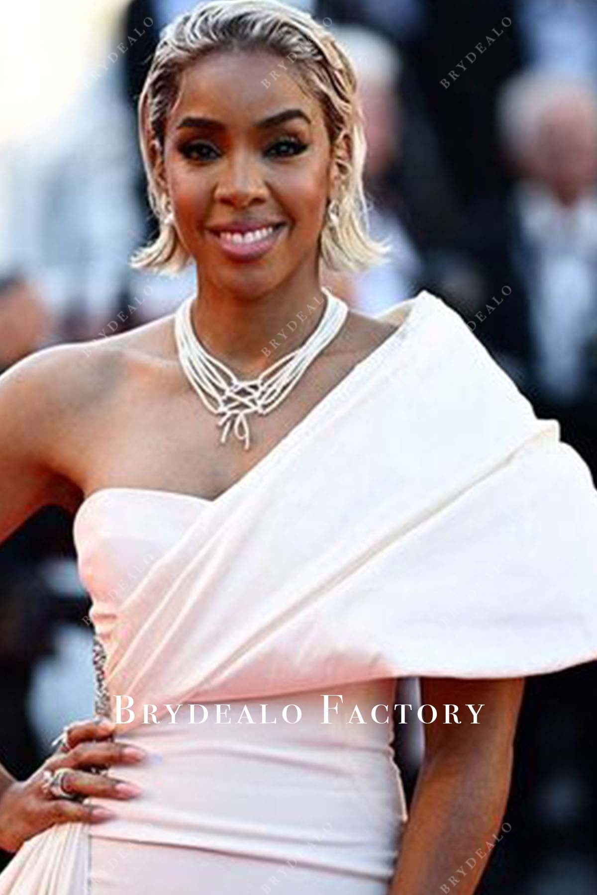 Kelly Rowland Ivory dress 2024 Cannes Film Festival 