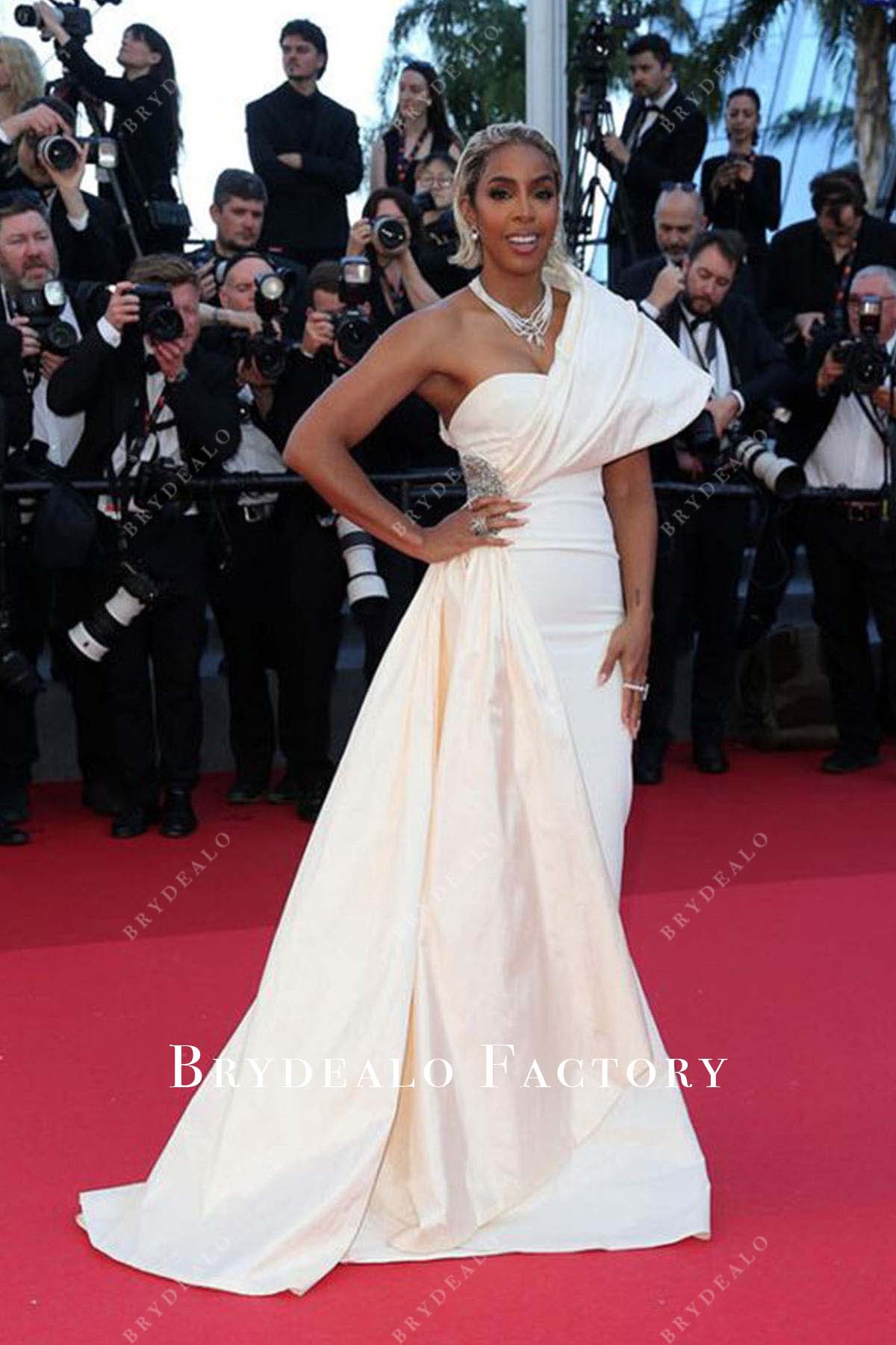 Kelly Rowland one shoulder 2024 Cannes Film Festival dress