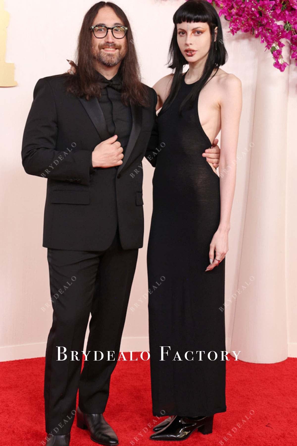 Kemp Muhl 2024 Oscars Red Carpet black dress