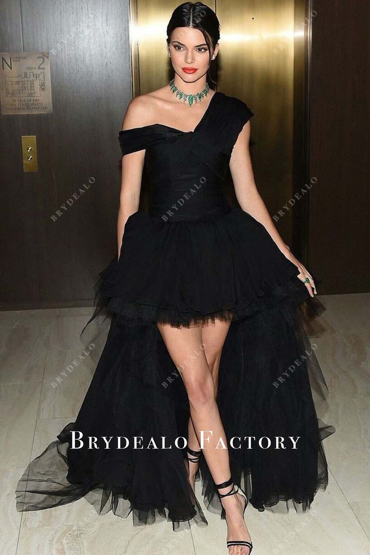 Kendall Jenner black 2017 Daily Front Row Awards dress