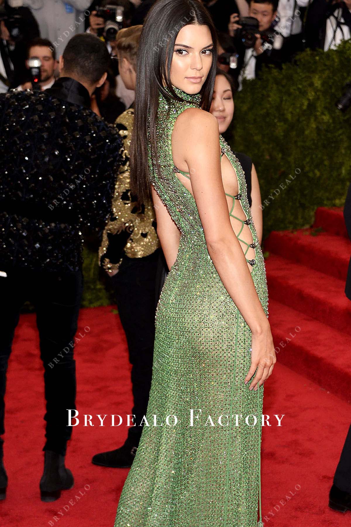 Kendall Jenner high neck 2015 Met Gala dress