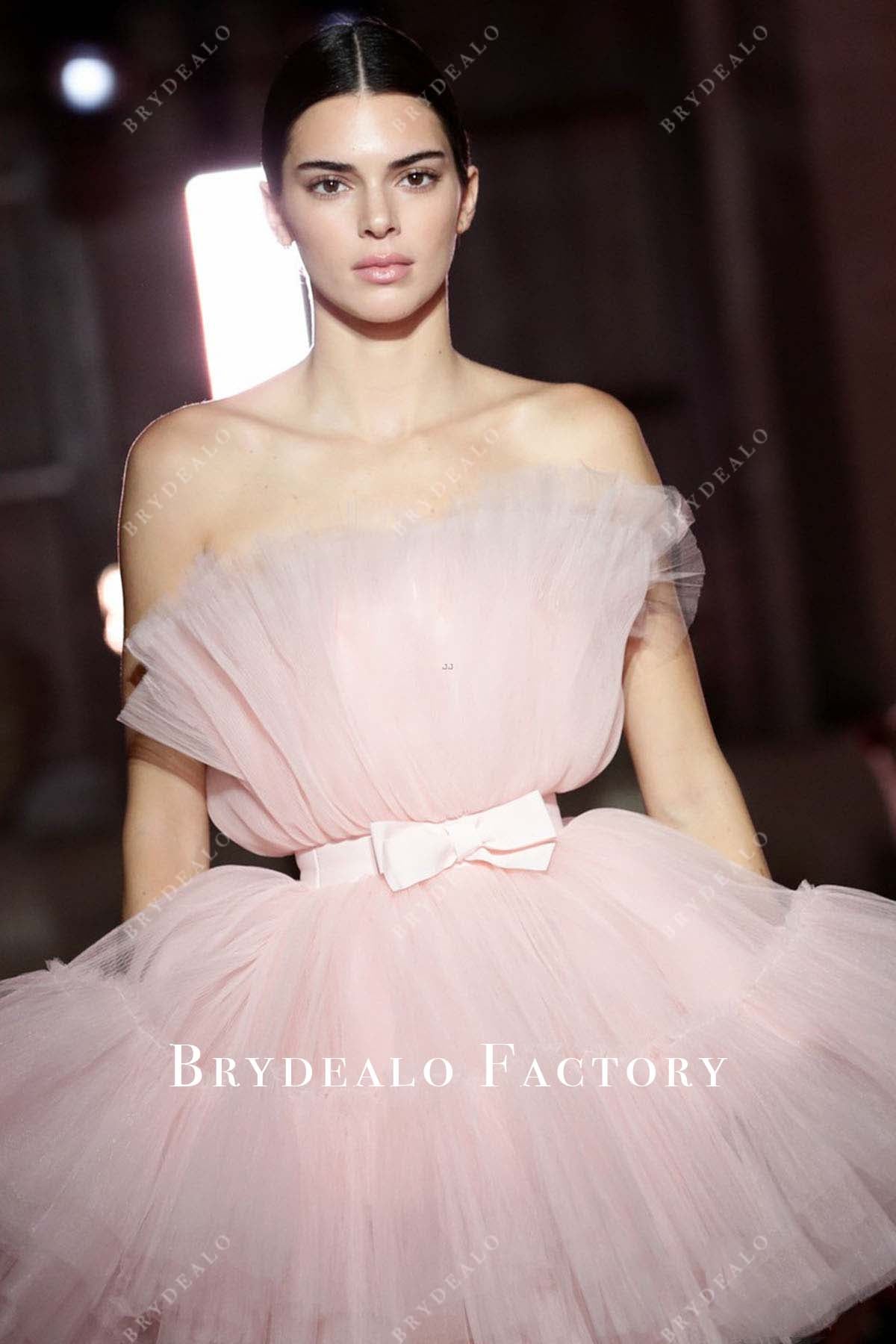 Kendall Jenner layered tulle H&M Show in Rome Dress 2019