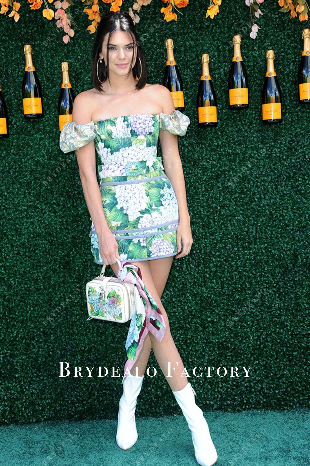 Kendall Jenner mini dress 2017 Veuve Cliquot Polo Classic