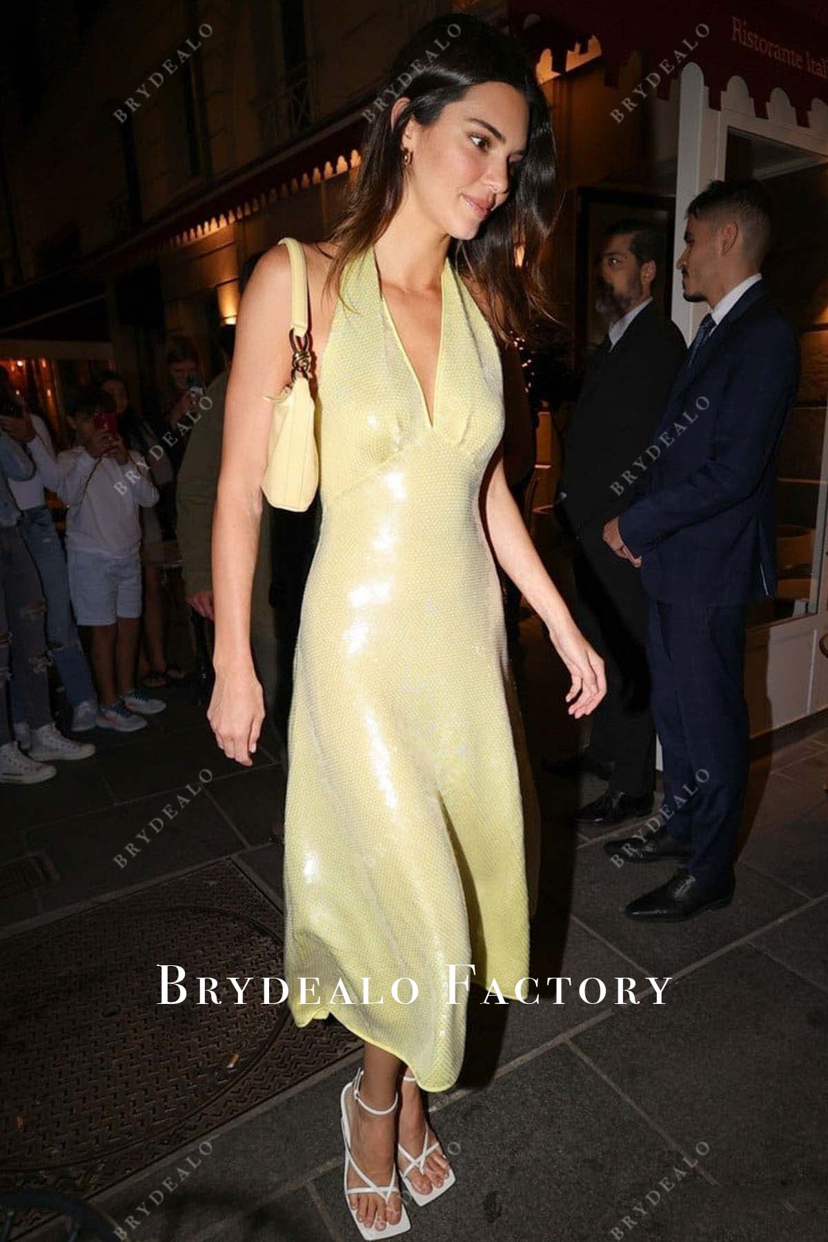 Kendall Jenner sequined 2023 Dinner dress