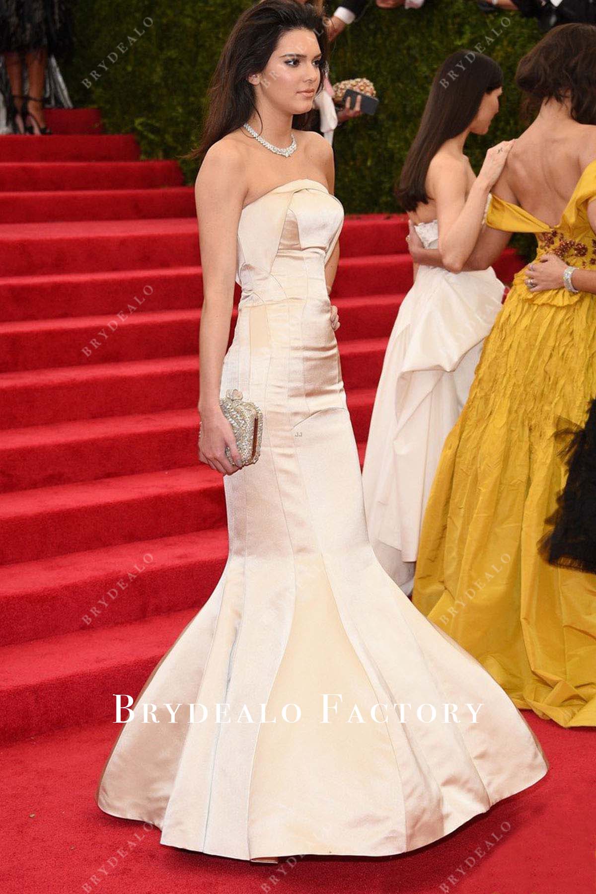 Kendall Jenner trumpet 2014 Met Ball dress