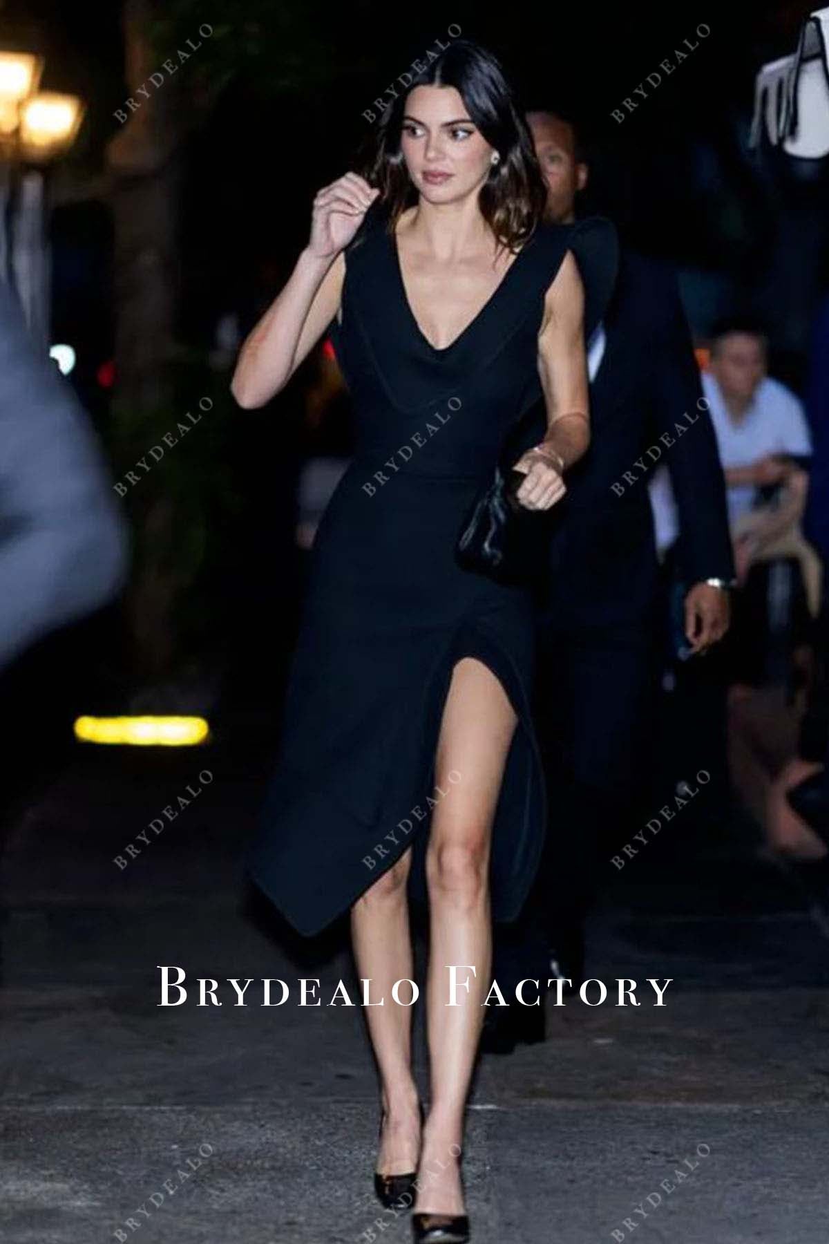 Kendall Jenner sleeveless 2023 in New York City dress