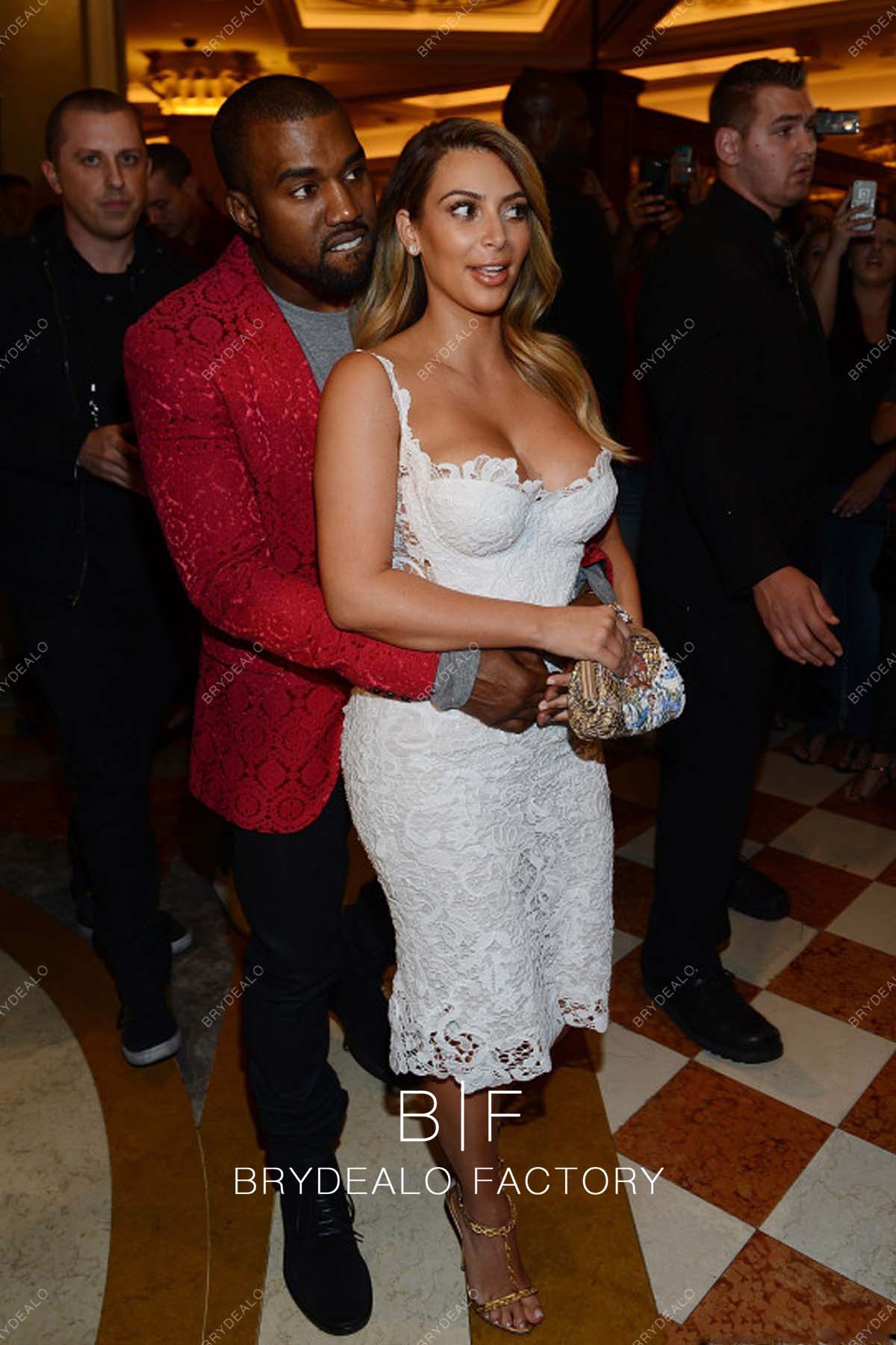 Kim Kardashian Two-Piece 33rd Birthday Dress