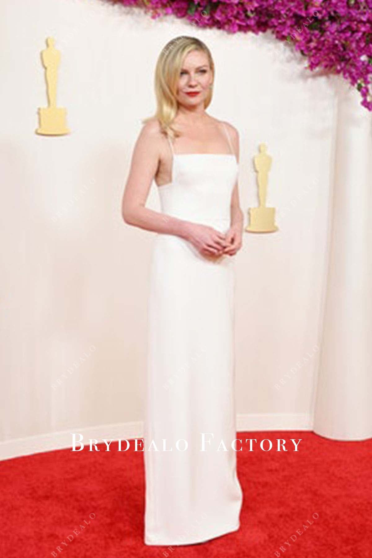 2024 Oscars Red Carpet Kirsten Dunst floor length dress