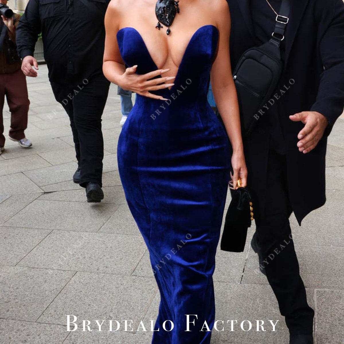 kylie jenner blue silk dress Kylie Jenner's Famous Light Blue Dress by Saks Potts