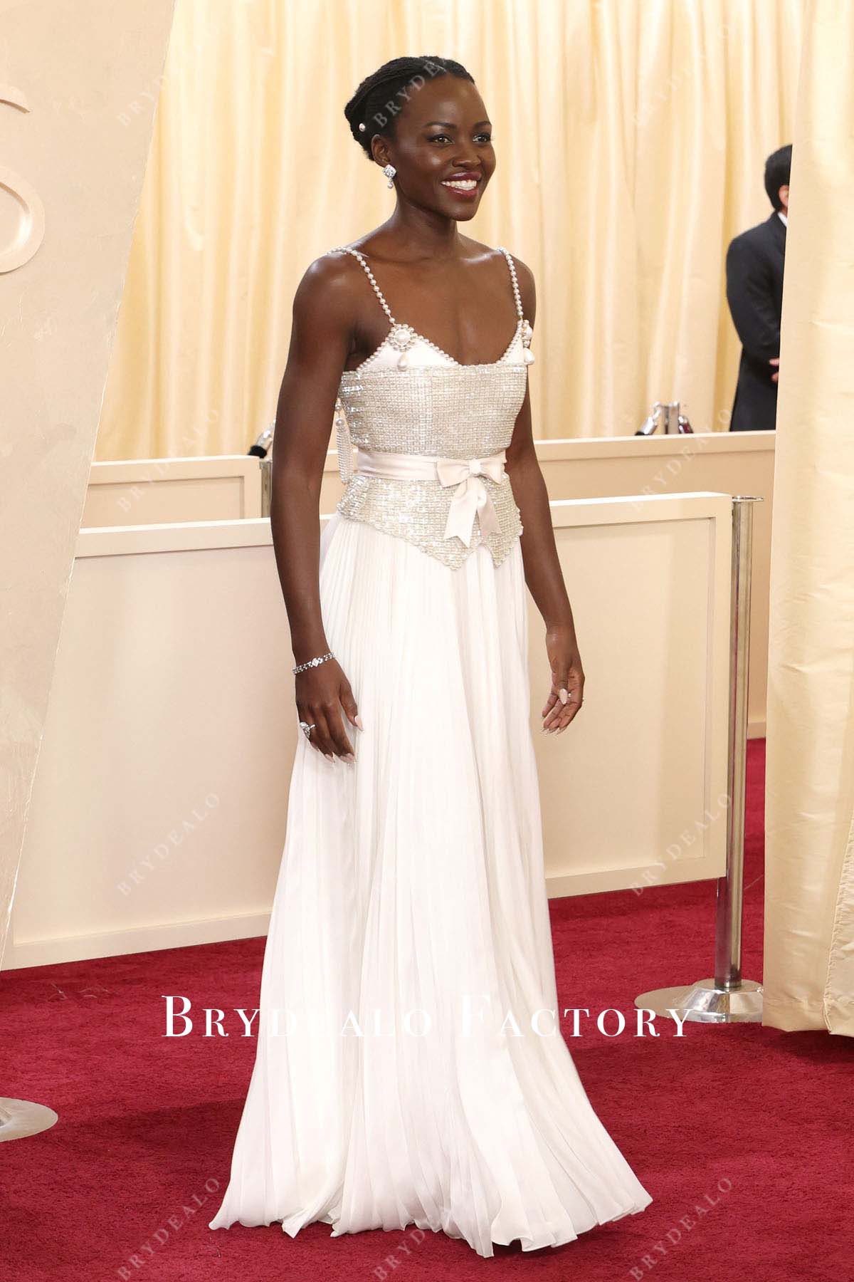 Lupita Nyong’o a line 2025 Oscars red carpet dress