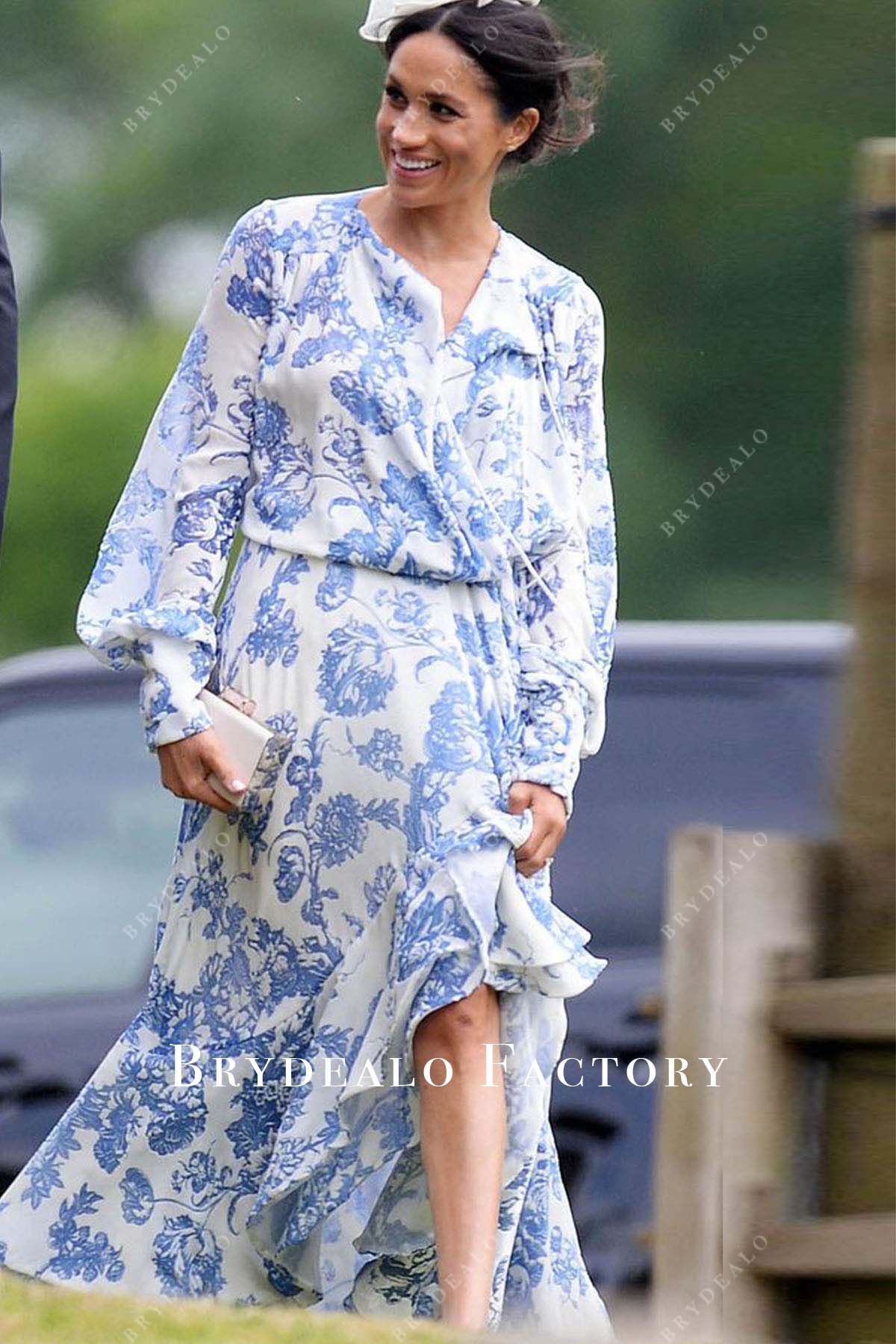 2018 First British Wedding Meghan Markle As A Royal floral dress