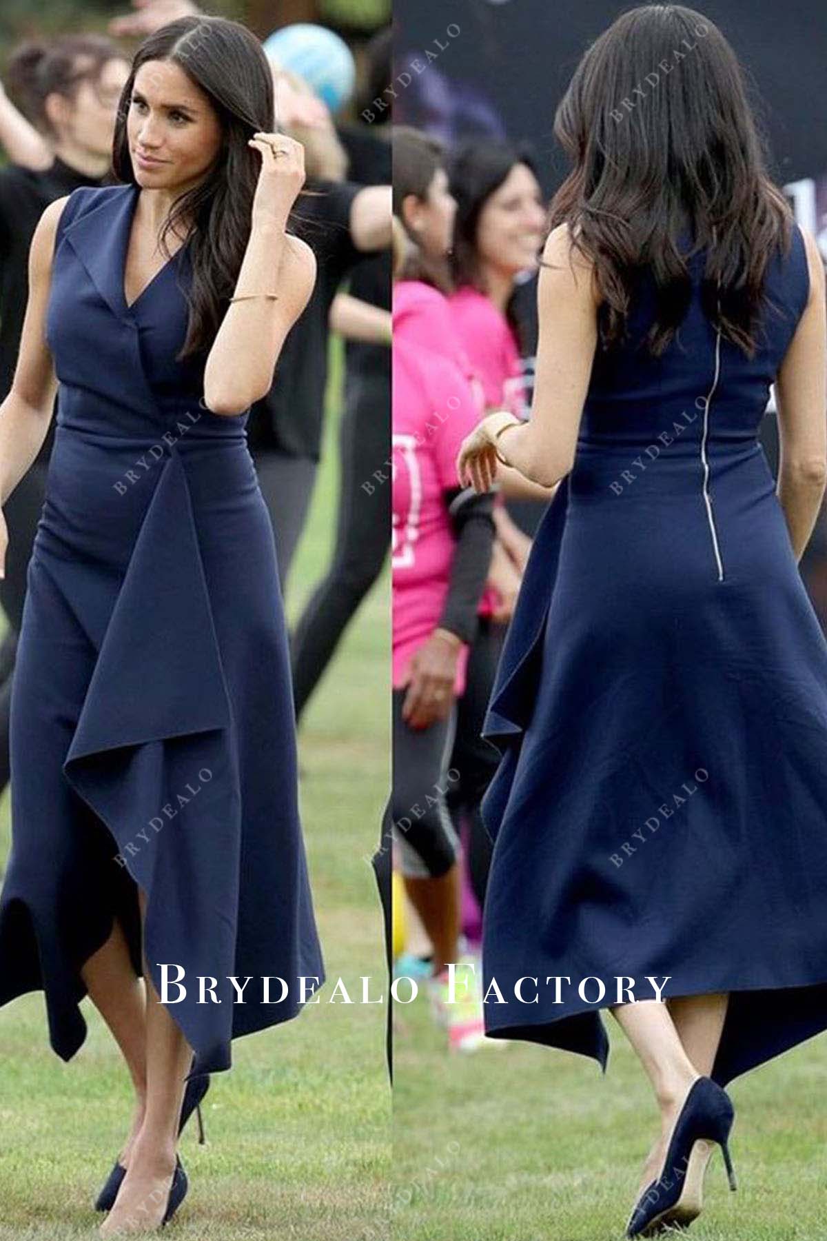 Meghan Markle sleeveless Royal Tour Australia 2018 dress