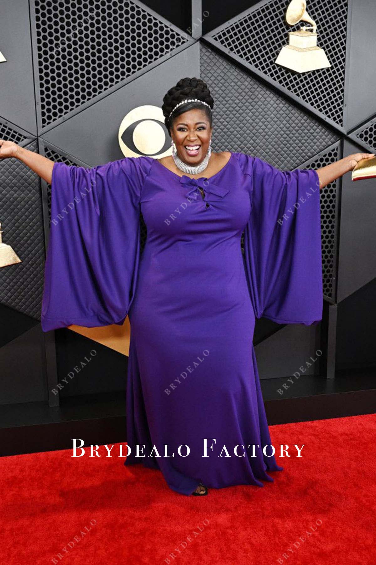 Natasha Yvette Williams plus size dress Grammys Red Carpet 2024